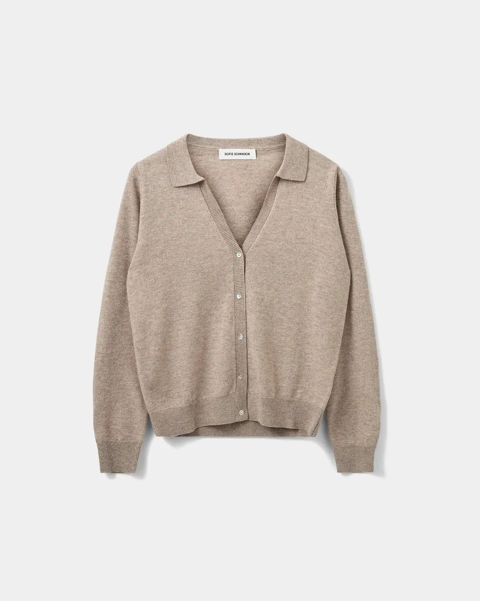 sofie-schnoor-women-skylarsw-cardigan-braun-melange-wolle image 1