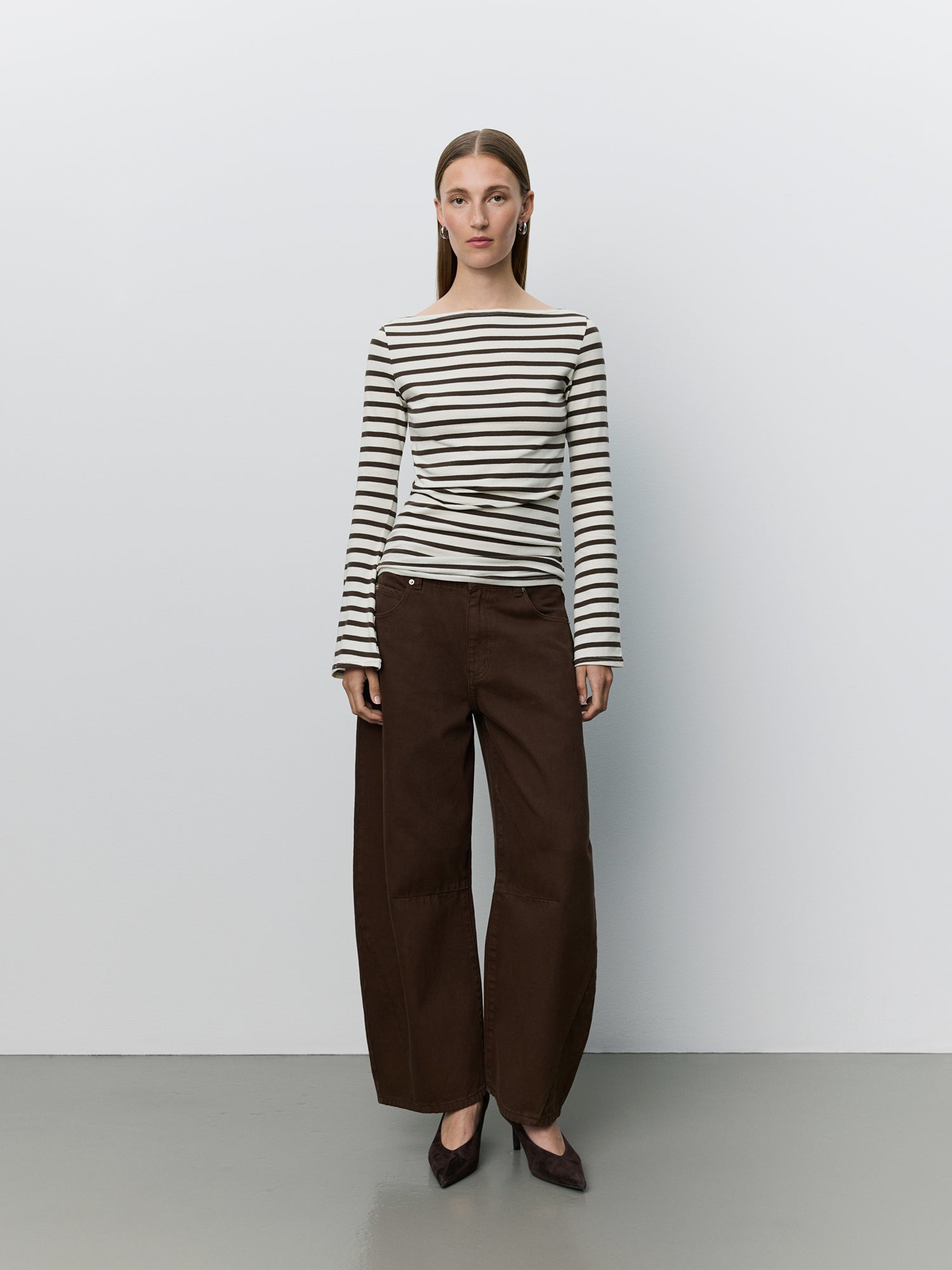 sofie-schnoor-women-cecesw-langarmshirt-brown-striped image 2
