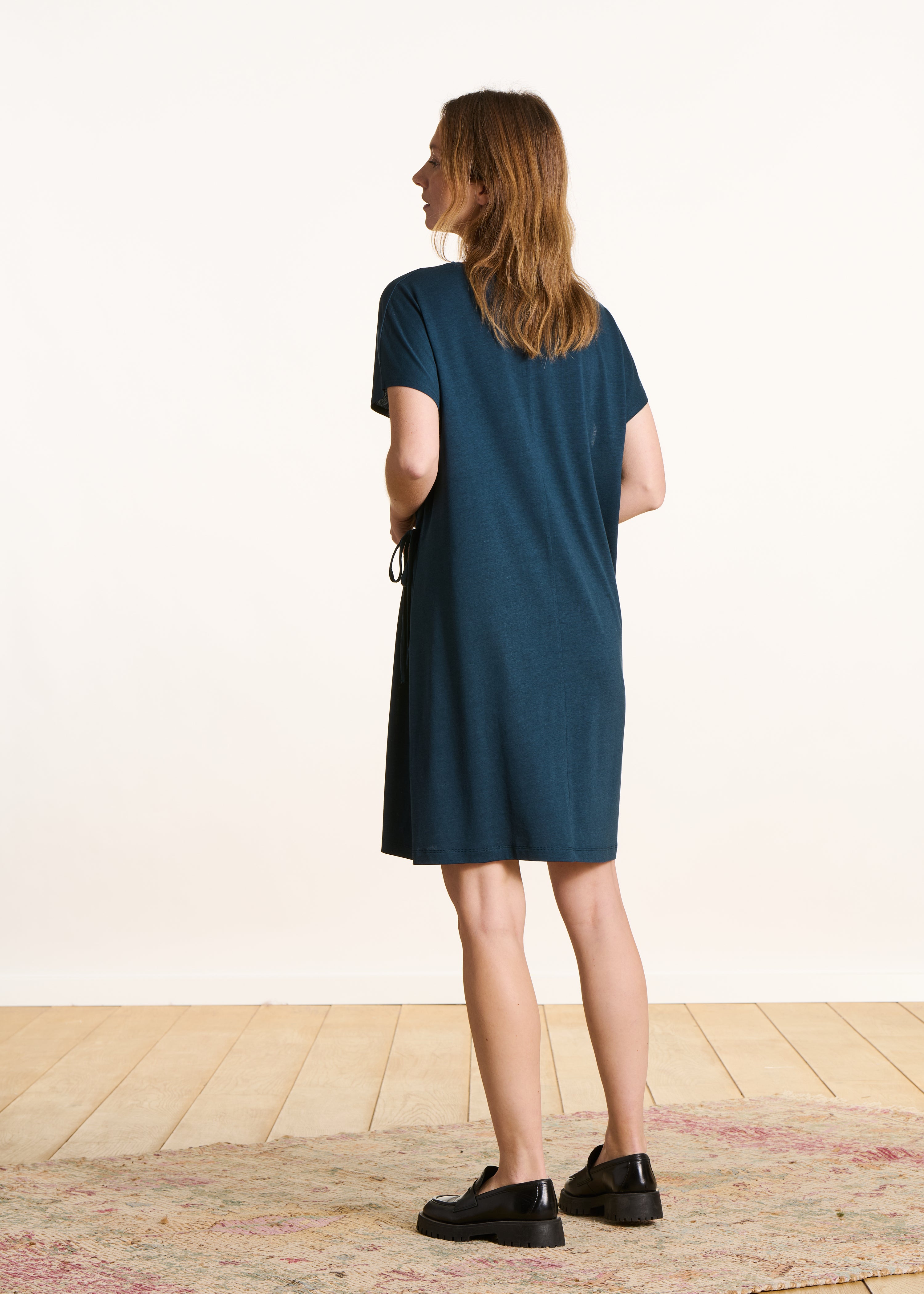 la-f-e-marabout-e-flerry-kleid-petrol-kurz-gr-e-m image 3