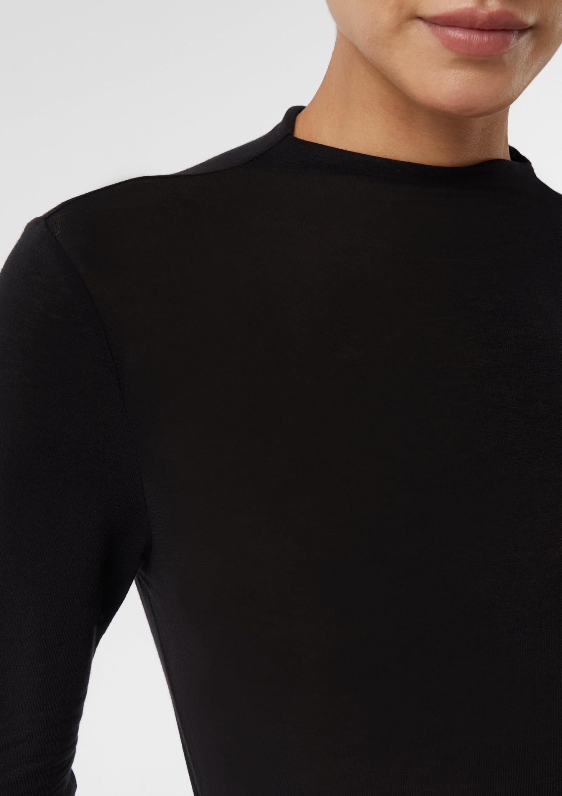 comma-longsleeve-slim-fit-schwarz-gr-44-stehkragen image 4
