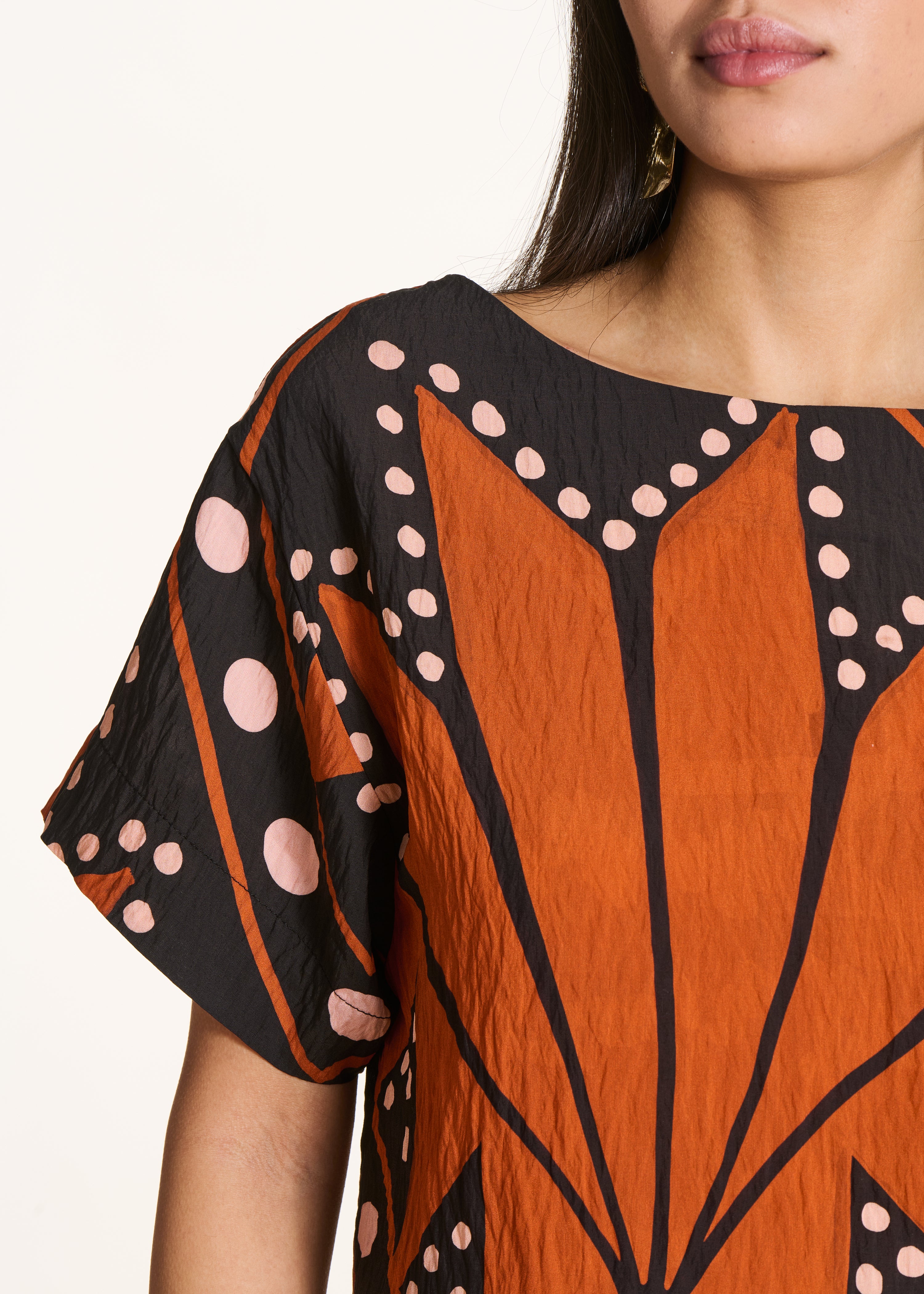 la-f-e-marabout-e-ficelle-top-schwarz-crop-print image 5