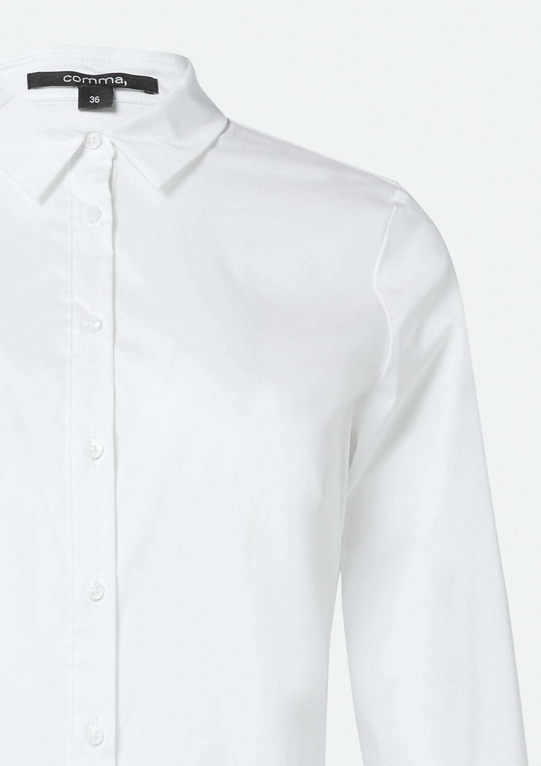 comma-bluse-baumwollstretch-hemdkragen-gr-e-38-damen image 6