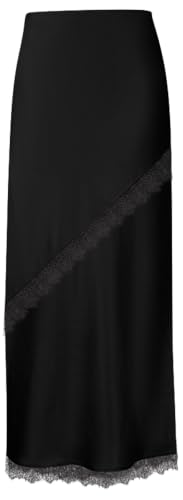 comma-satin-rock-damen-flie-end-midi image 2