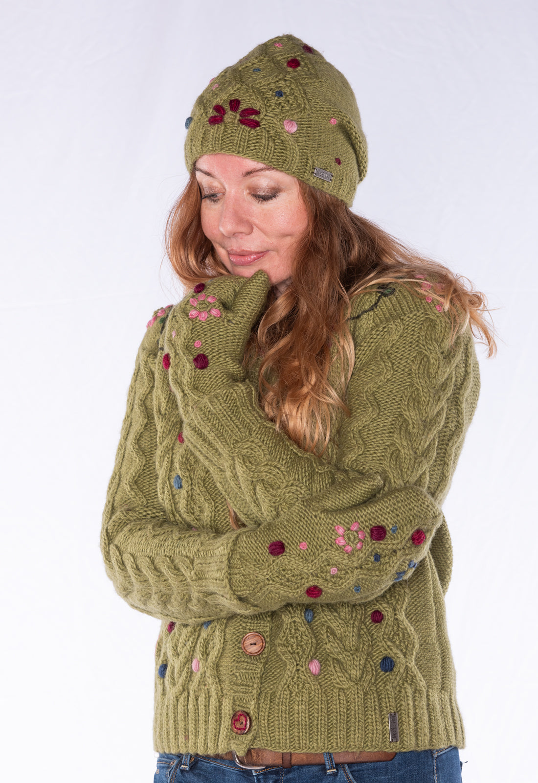 moshiki-candy-karuna-mittens-f-ustlinge-wolle-green image 2