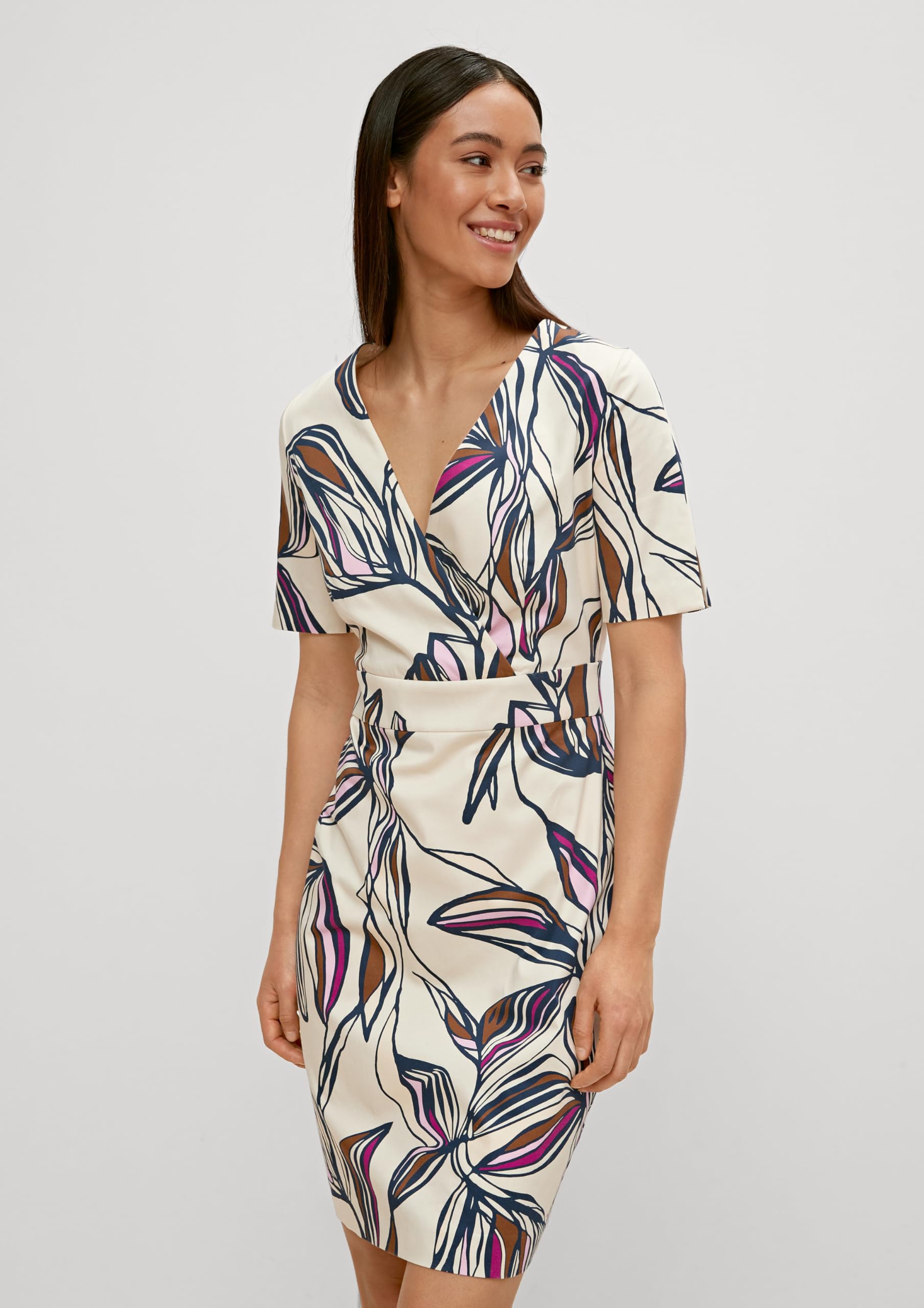comma-etuikleid-damen-floral-creme-gr-38 image 7