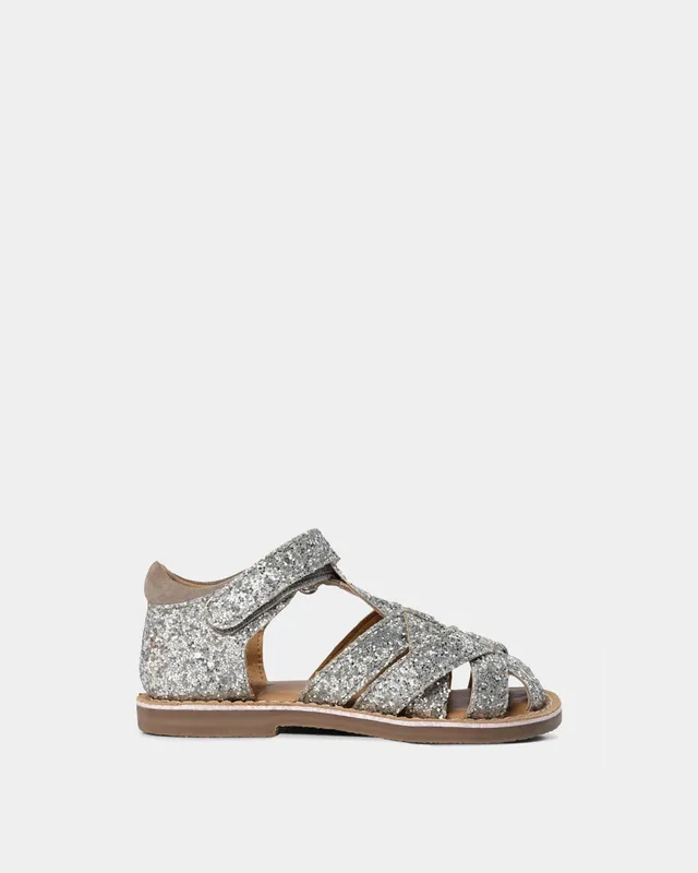 sofie-schnoor-kids-hennask-sandale-silber-glitzer-gr-25 image 1