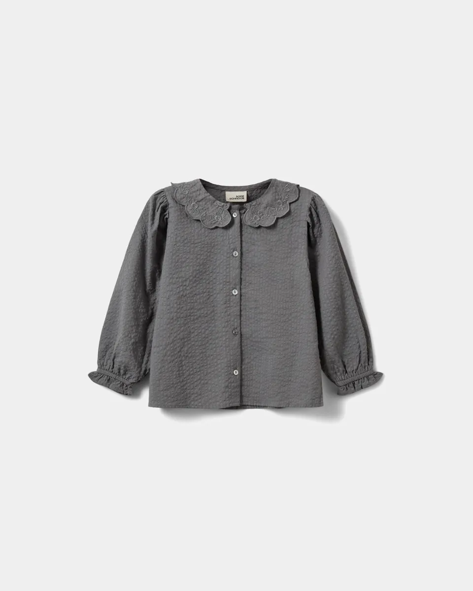 sofie-schnoor-kids-almina-bluse-dunkelgrau-baumwolle image 1