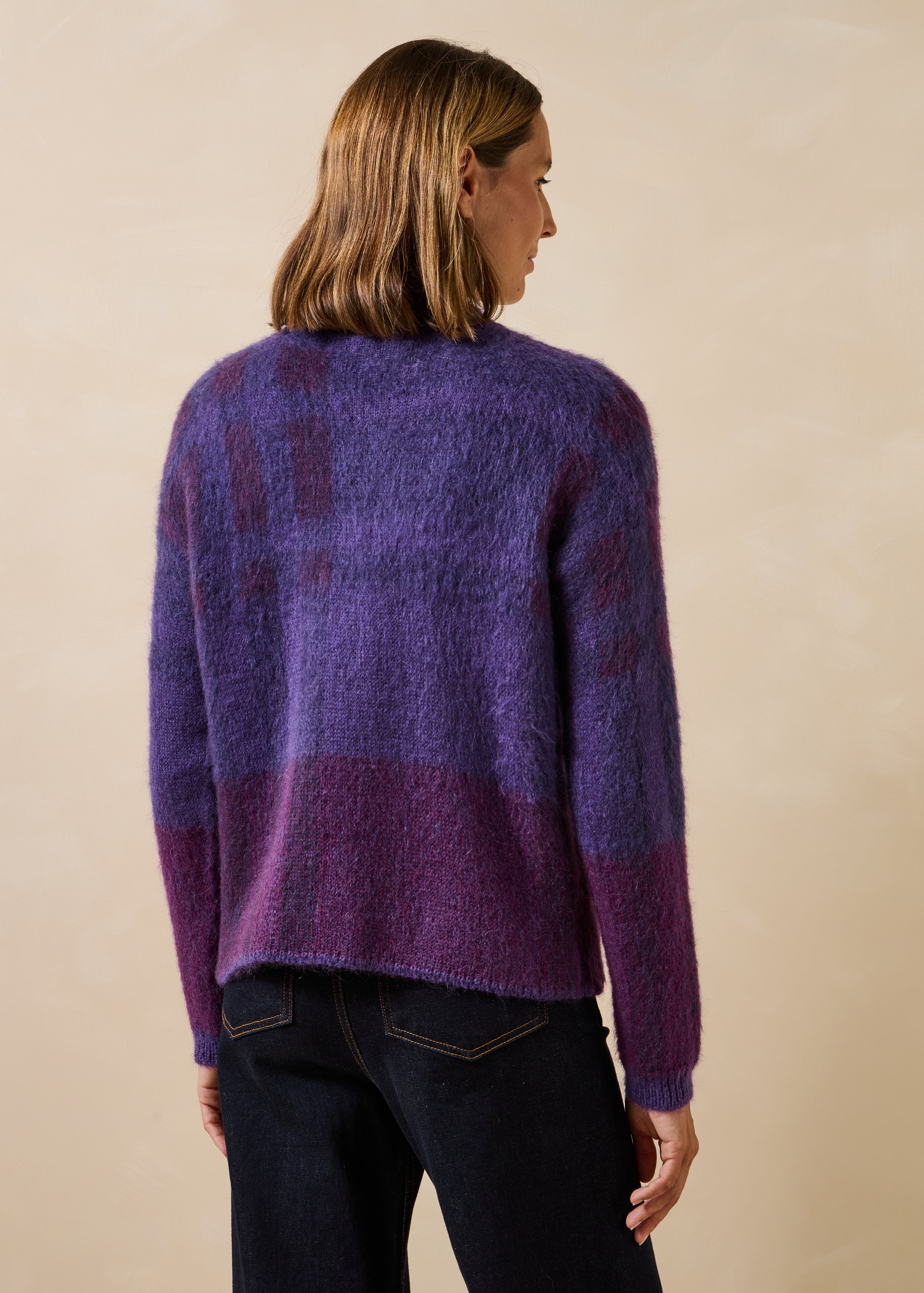 la-f-e-marabout-e-gringo-pullover-lila-karo-mohair image 3