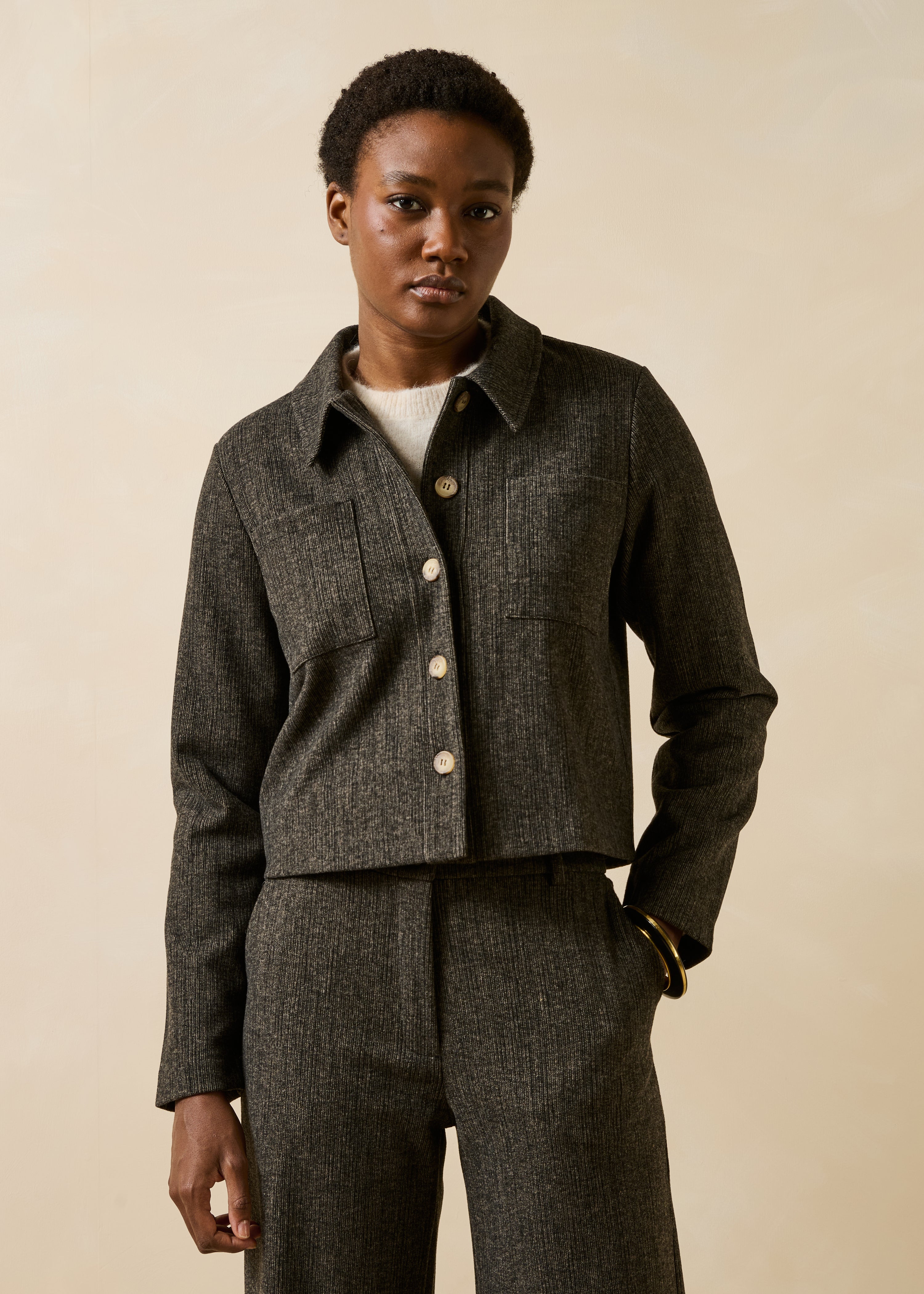 la-f-e-marabout-e-daphne-jacke-kurz-braun-ecorce image 2
