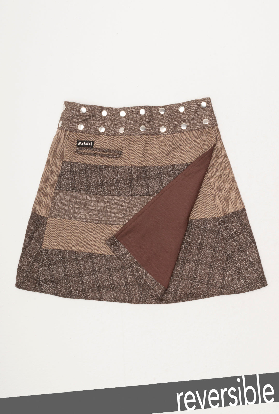 moshiki-hot-cookie-30-tweed-wickelrock-48cm-wendbar image 1