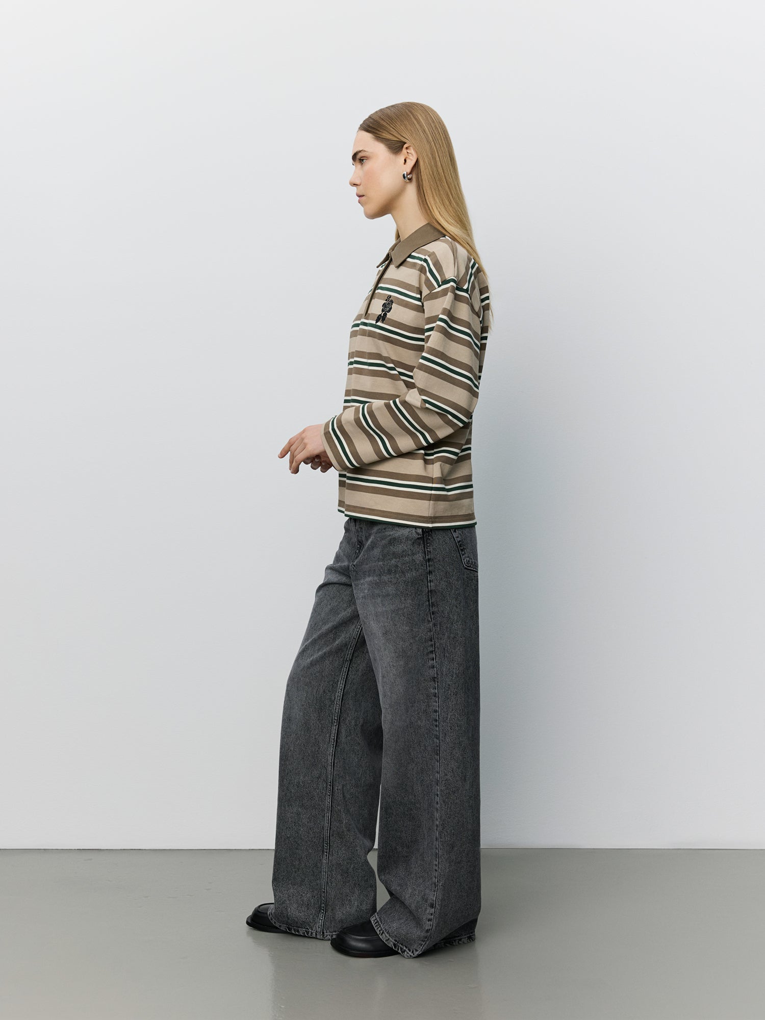 sofie-schnoor-priasw-langarm-polo-braun-gestreift-s image 3