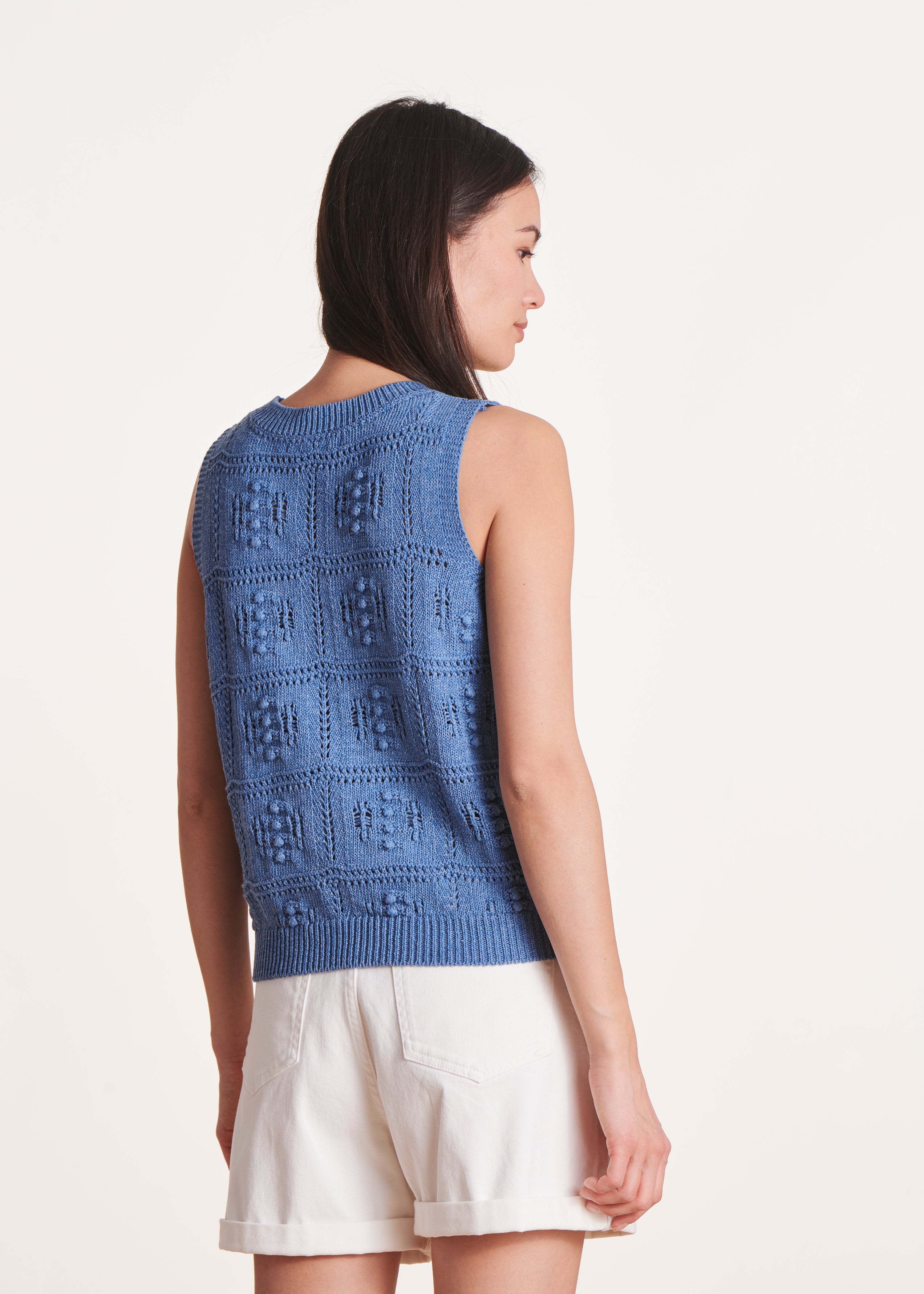la-f-e-marabout-e-dacao-pullunder-rmellos-denimblau-crochet image 3