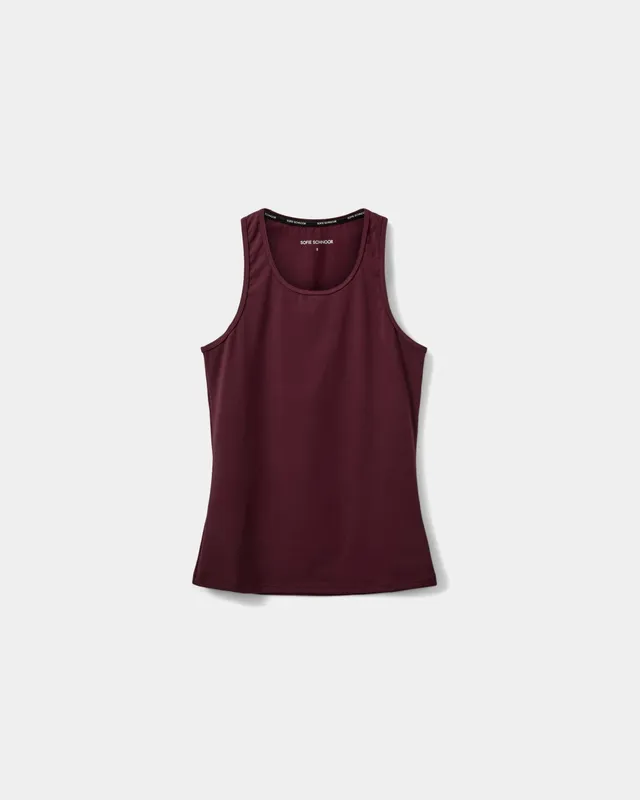 sofie-schnoor-sport-janetspo-top-burgundy-slimfit image 1