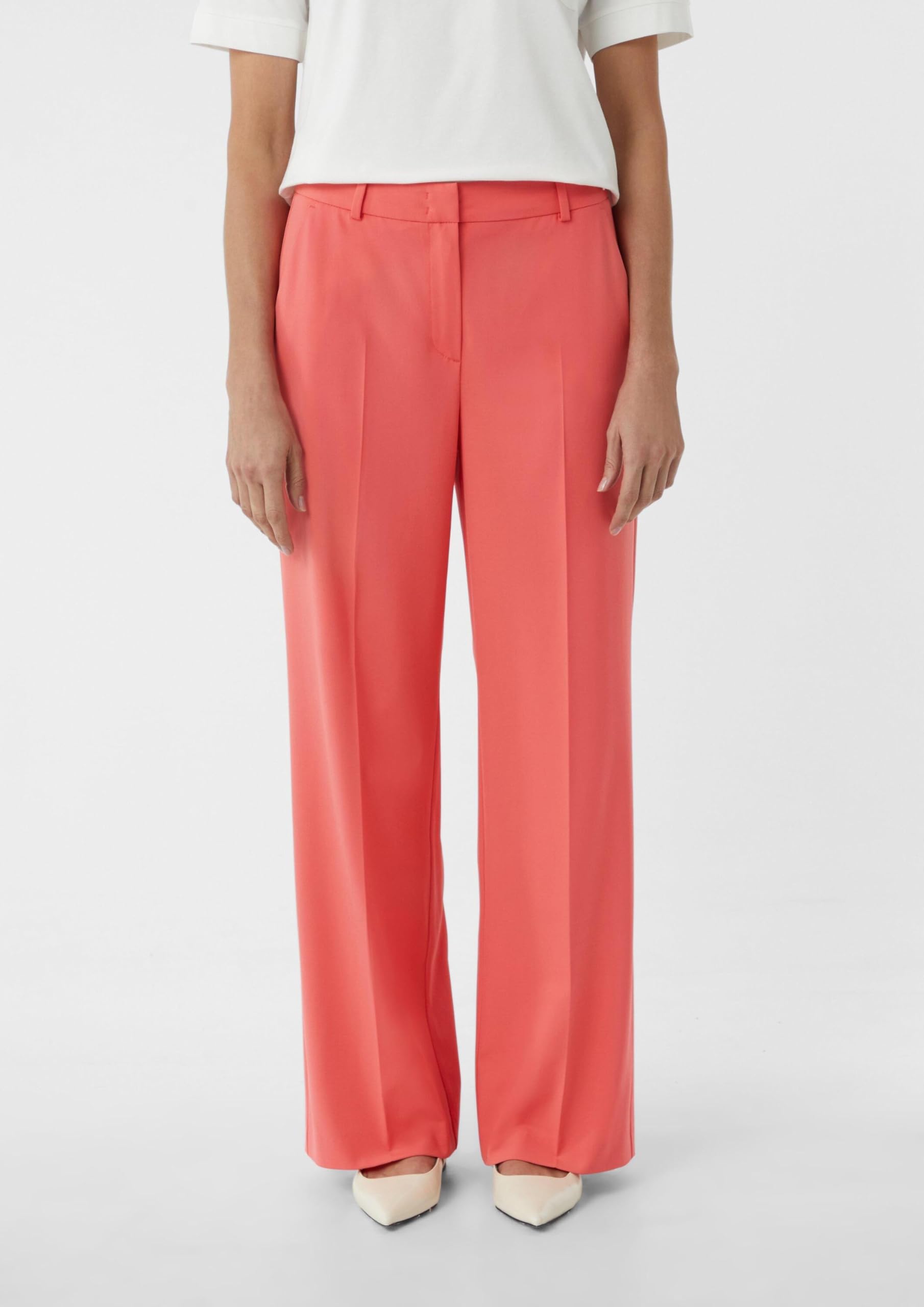 comma-marlenehose-hose-mit-weitem-bein-flie-end image 5