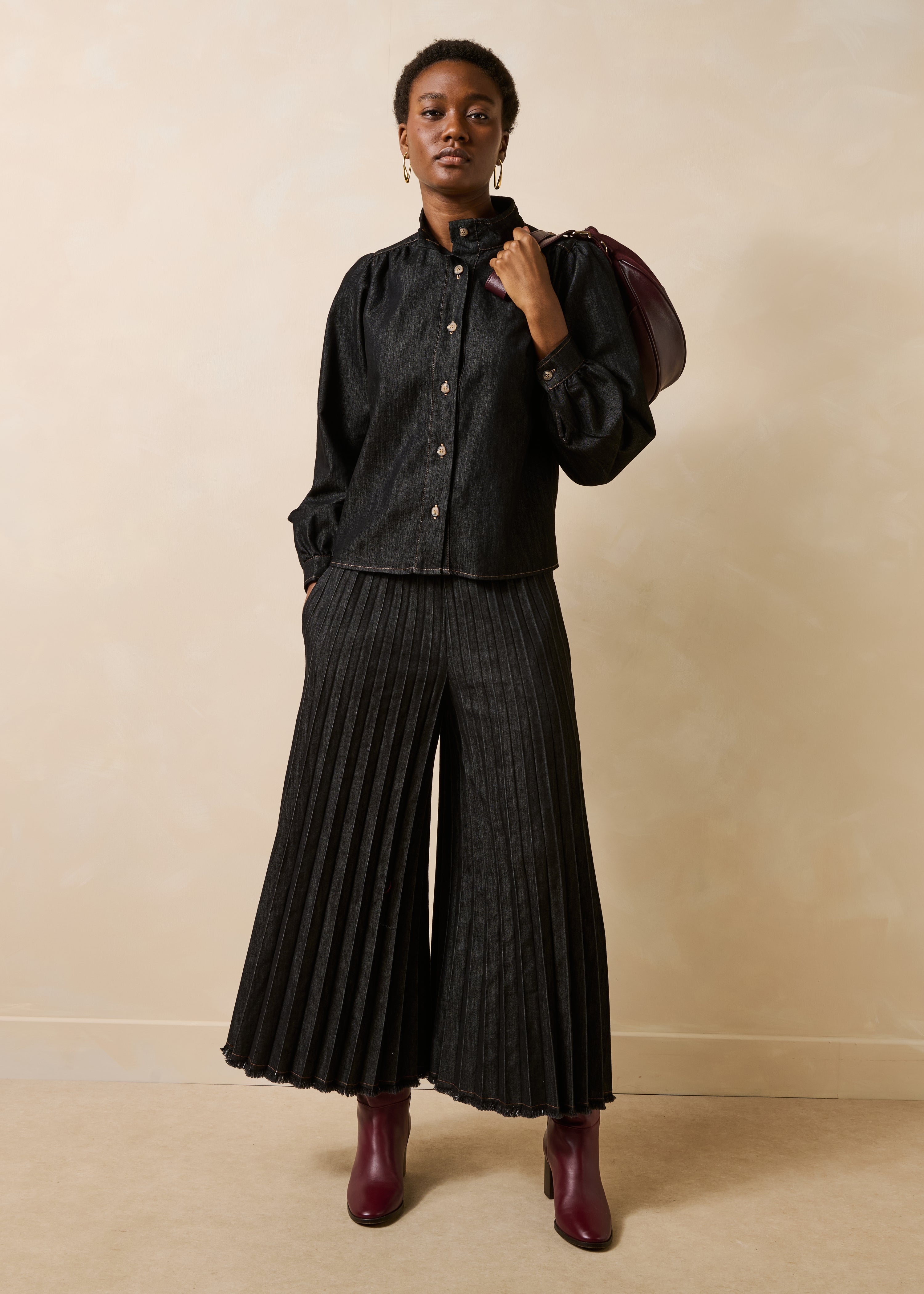 la-f-e-marabout-e-gaya-hemdbluse-denim-schwarz-gr-38 image 2