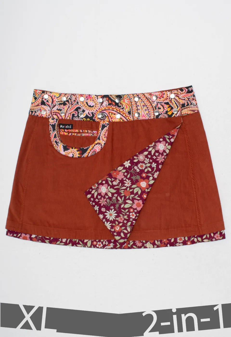 moshiki-hot-cookie-xl-3-cord-42cm-wickelrock-braun-wendbar image 1