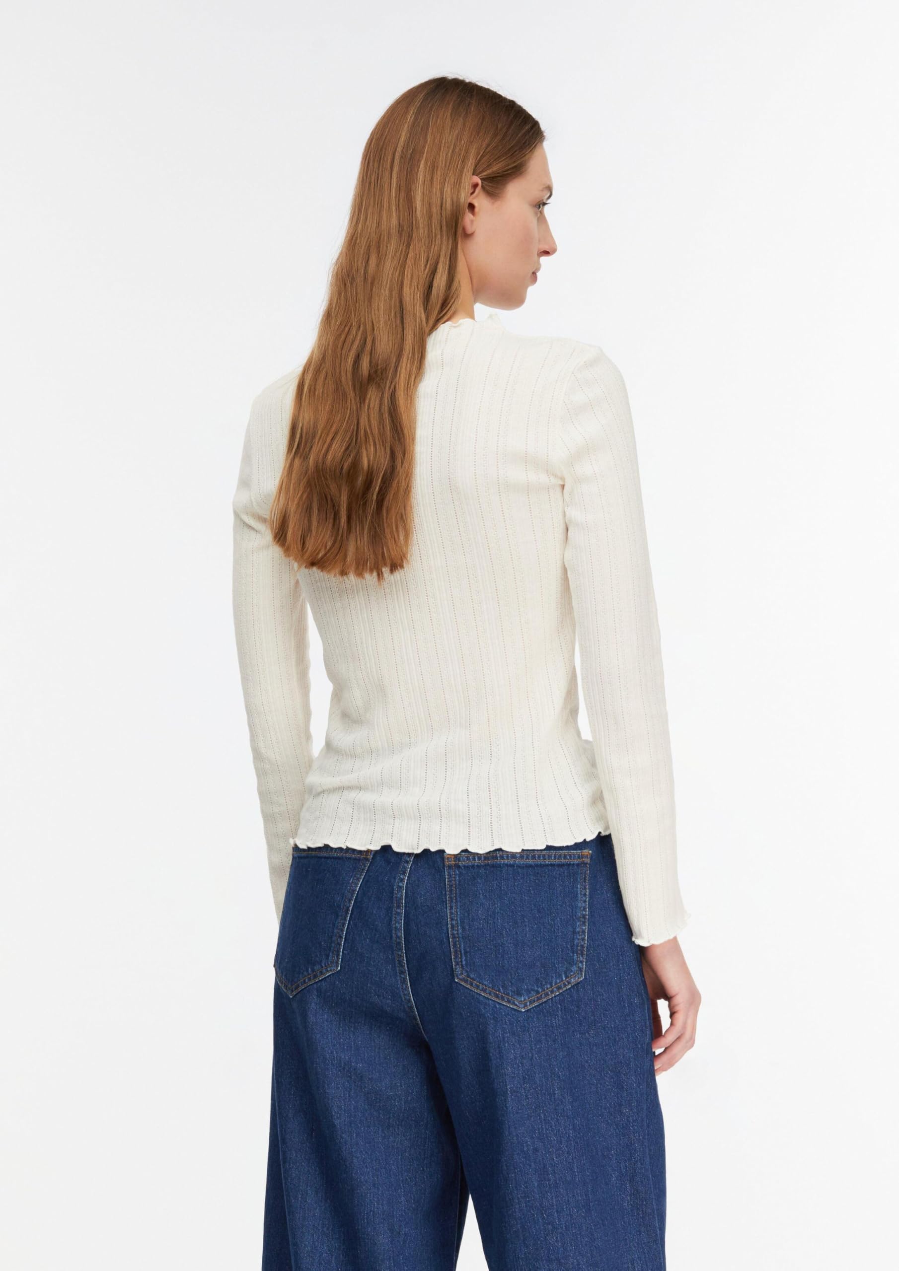 comma-t-shirt-2175710-langarm-ripp-creme-gr-34 image 7