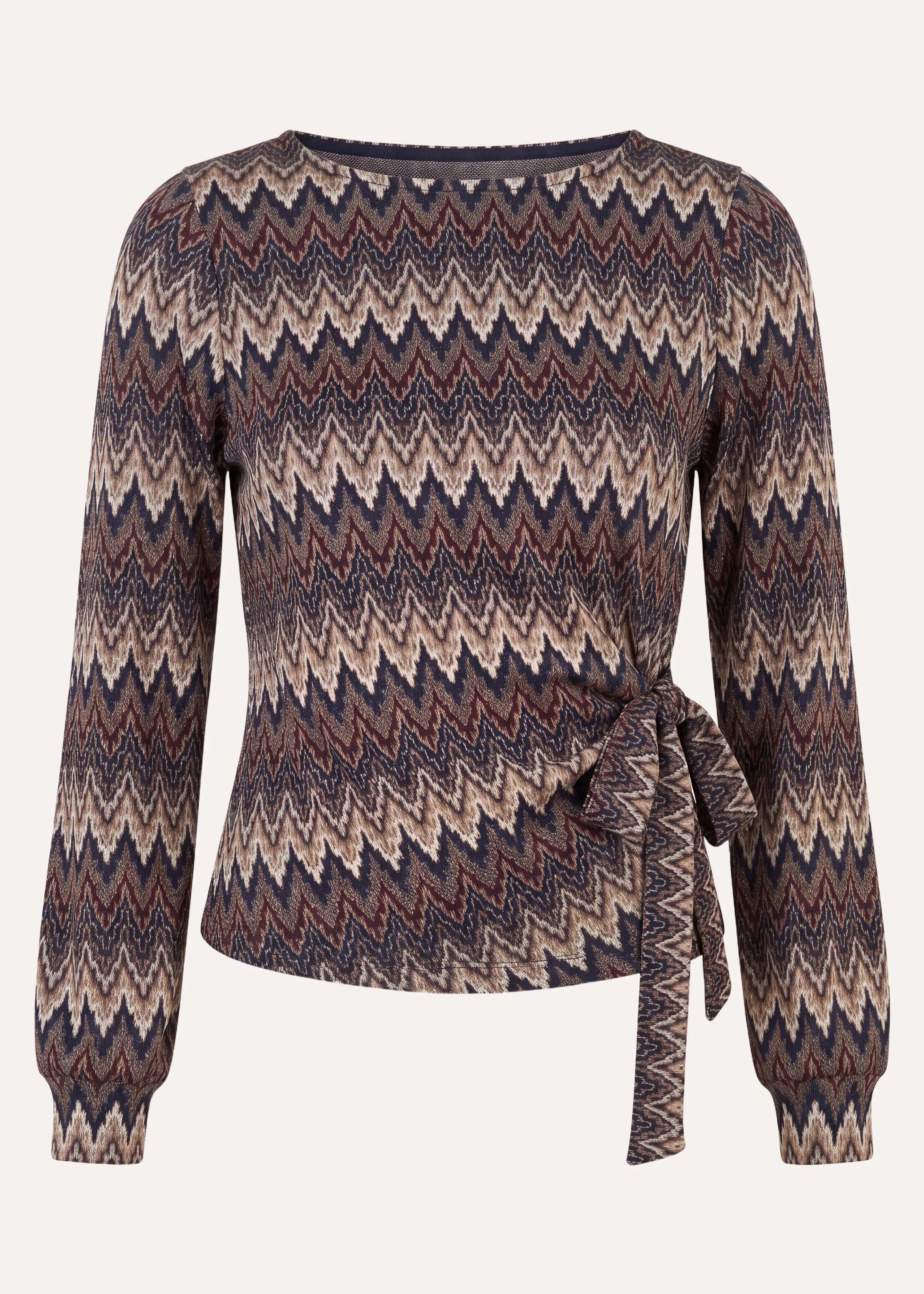 la-f-e-marabout-e-gacil-t-shirt-blau-oversize-knoten image 6