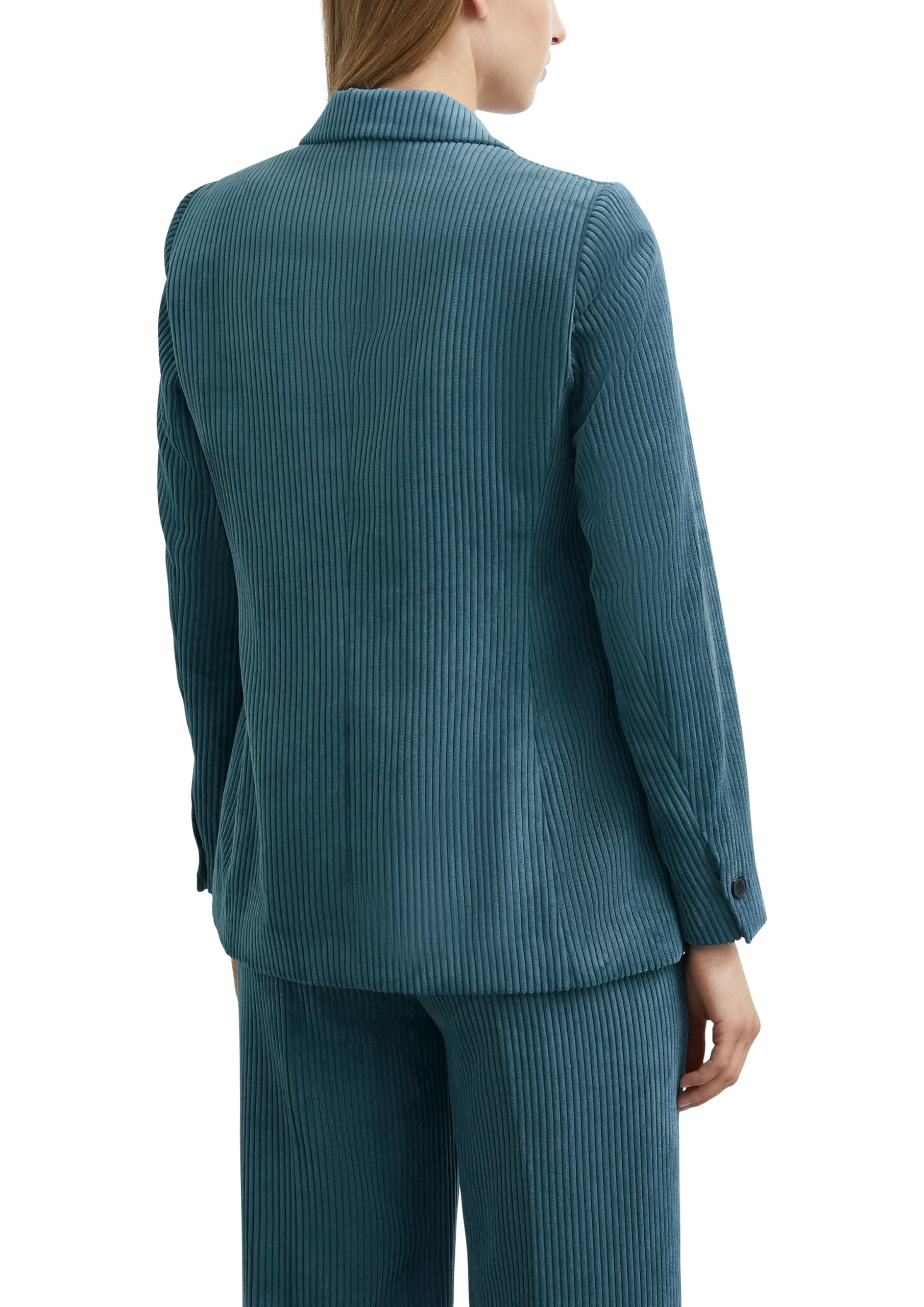 comma-blazers-indoor-blazer-cord-regular-fit-beige image 2