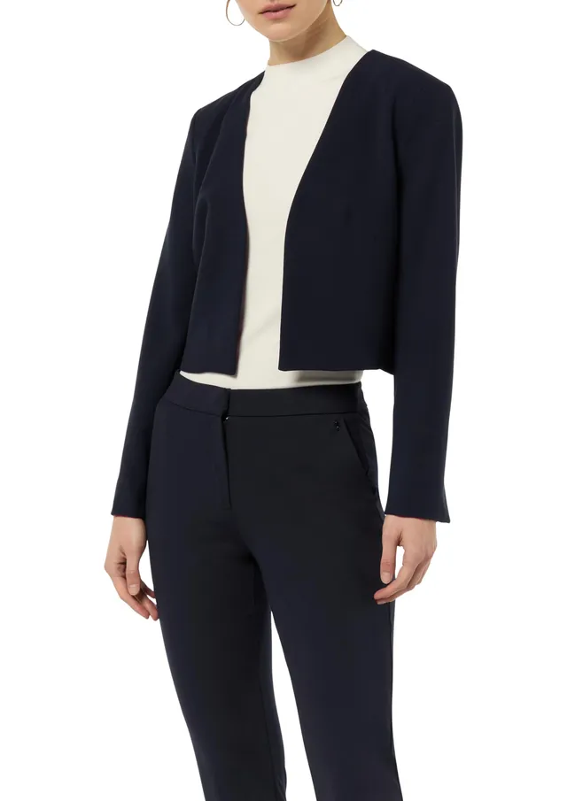 comma-bolero-taftfutter-blau-jacke-gr-40 image 1