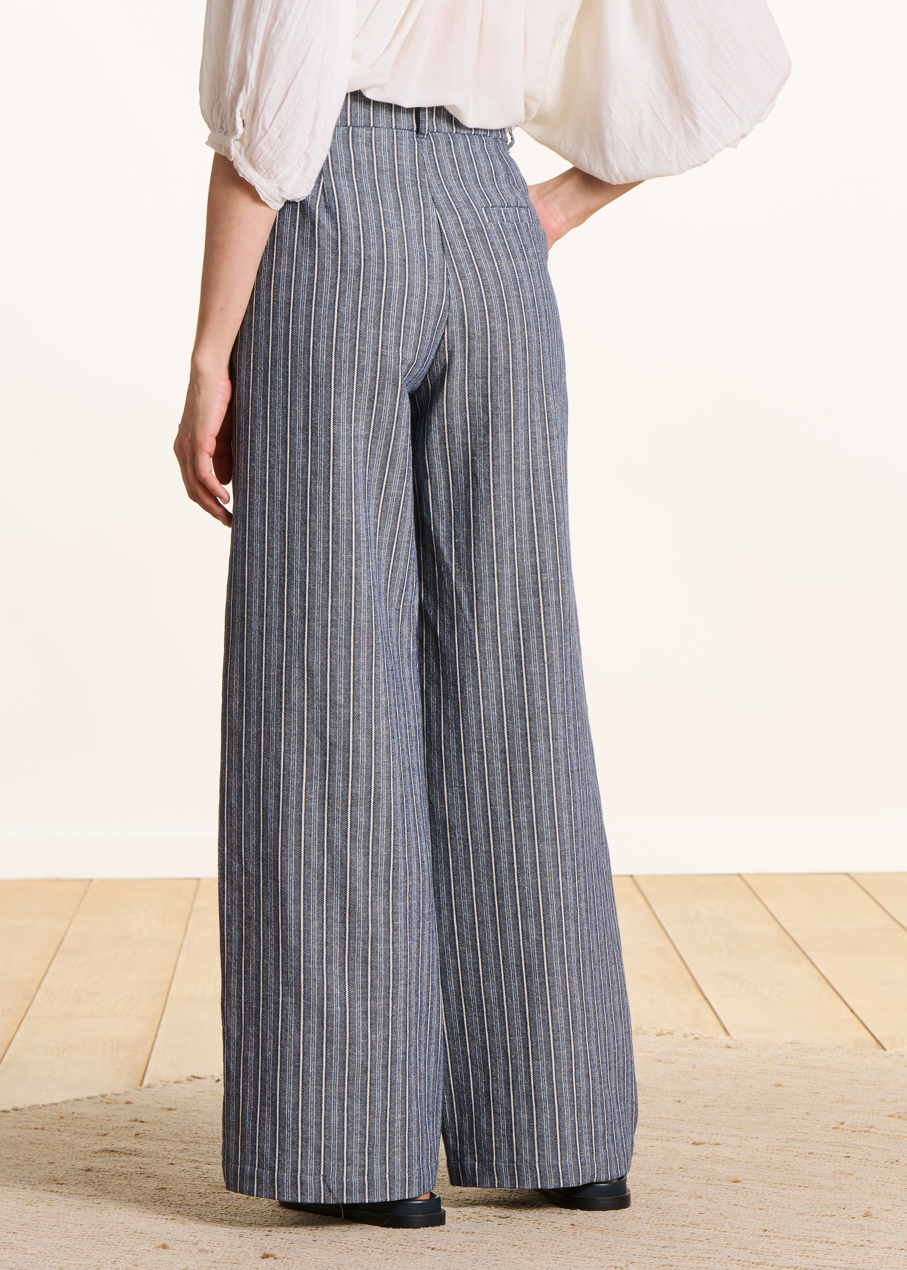 la-f-e-marabout-e-hose-blau-gestreift-leinen-weit image 3