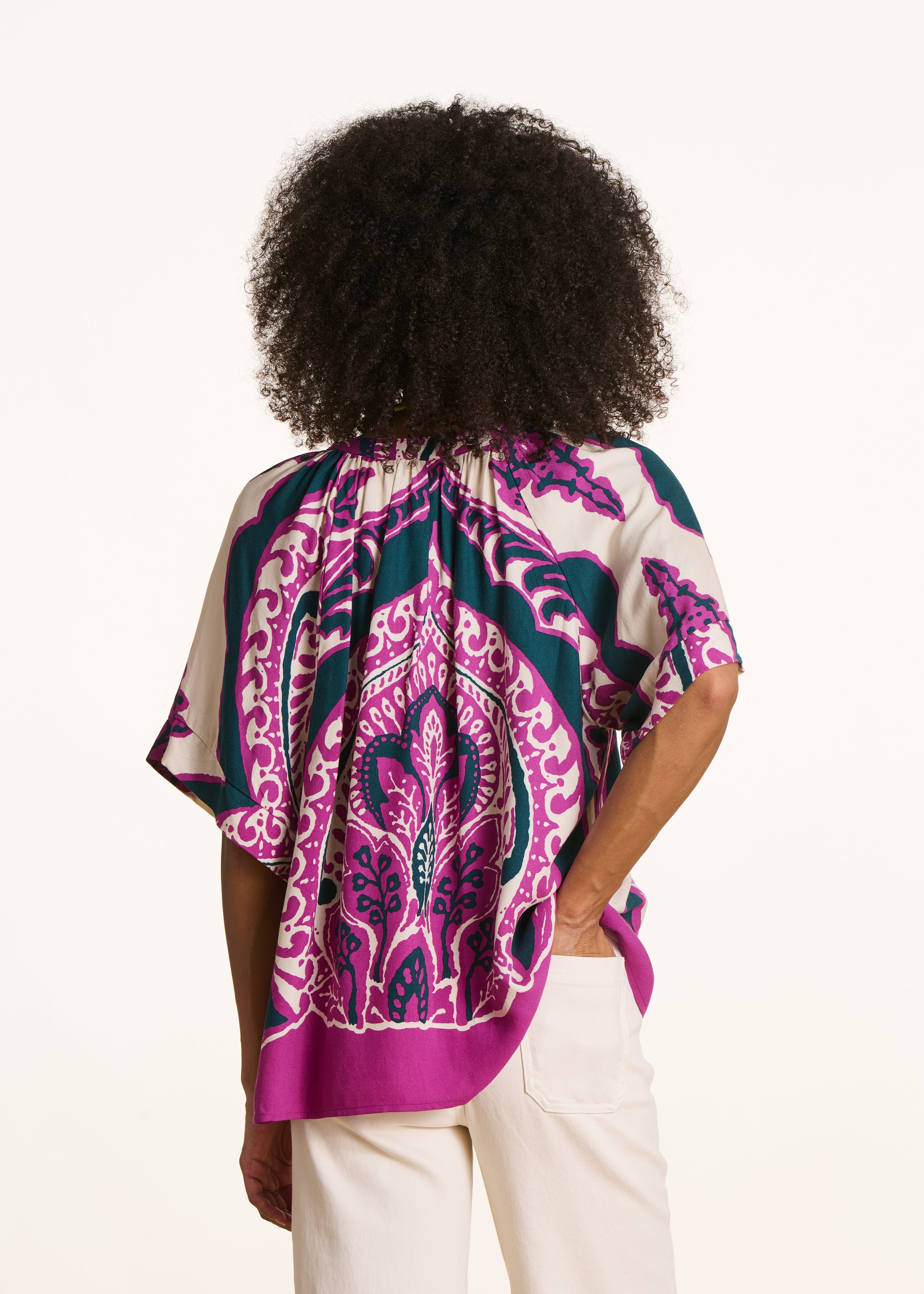 la-f-e-marabout-e-diosi-top-lila-gemustert-kurzarm image 3