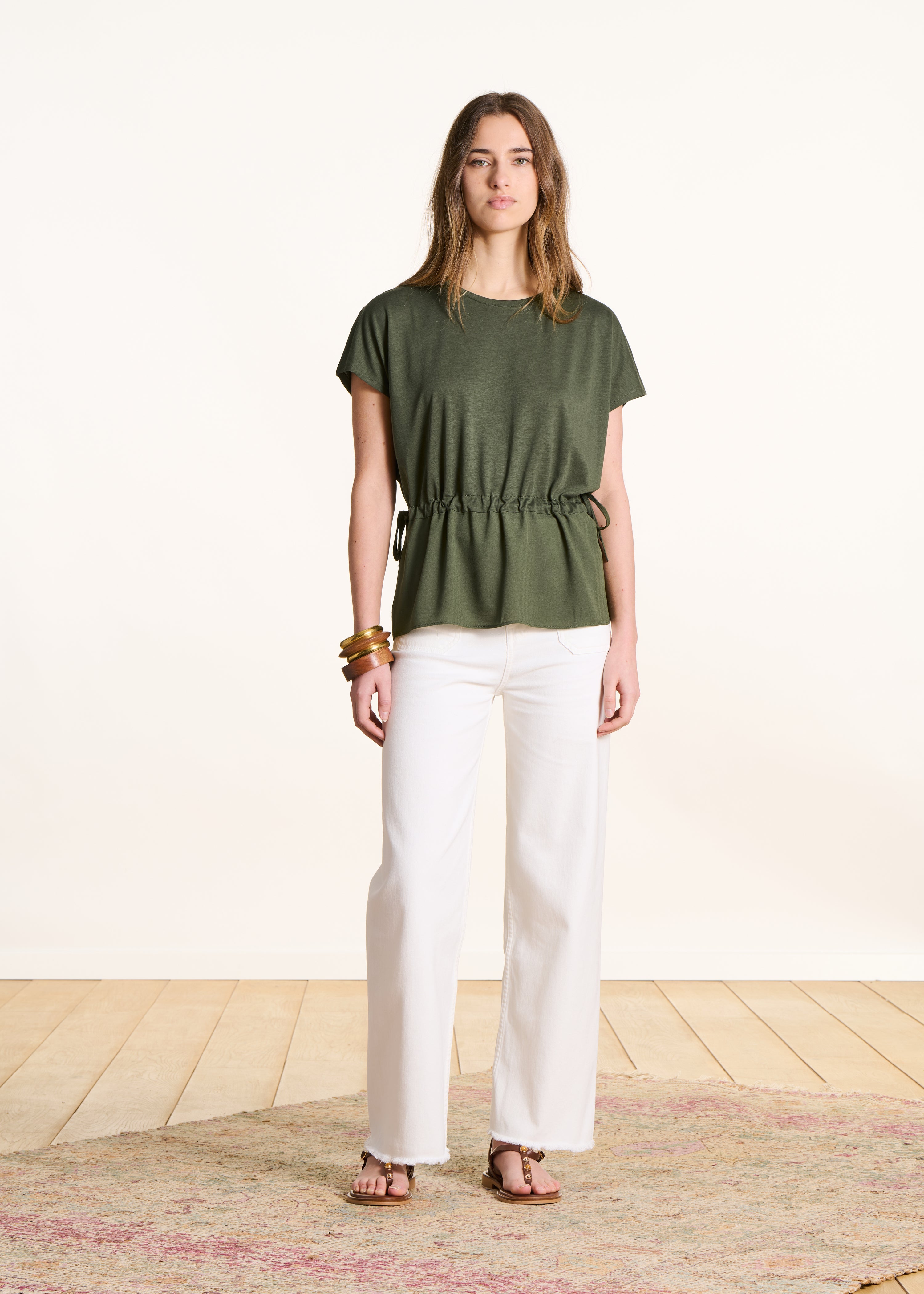 la-f-e-marabout-e-finesse-t-shirt-kaki-gr-s-lyocell image 2