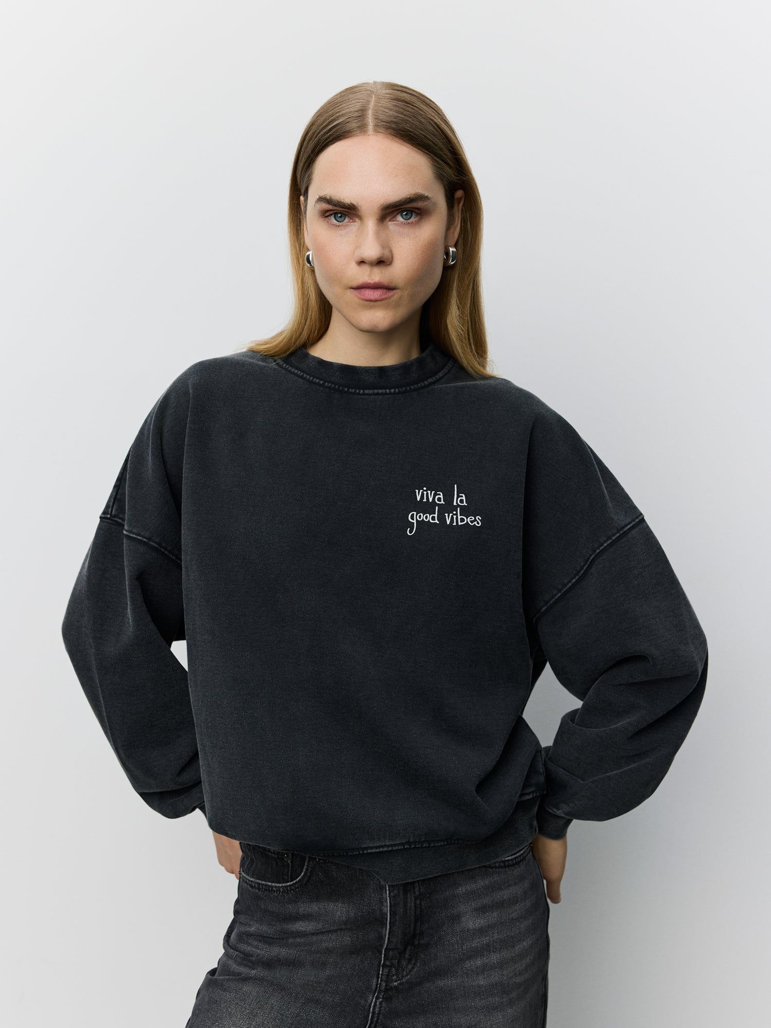 sofie-schnoor-women-parossw-s263311-sweatshirt-washed-black image 5