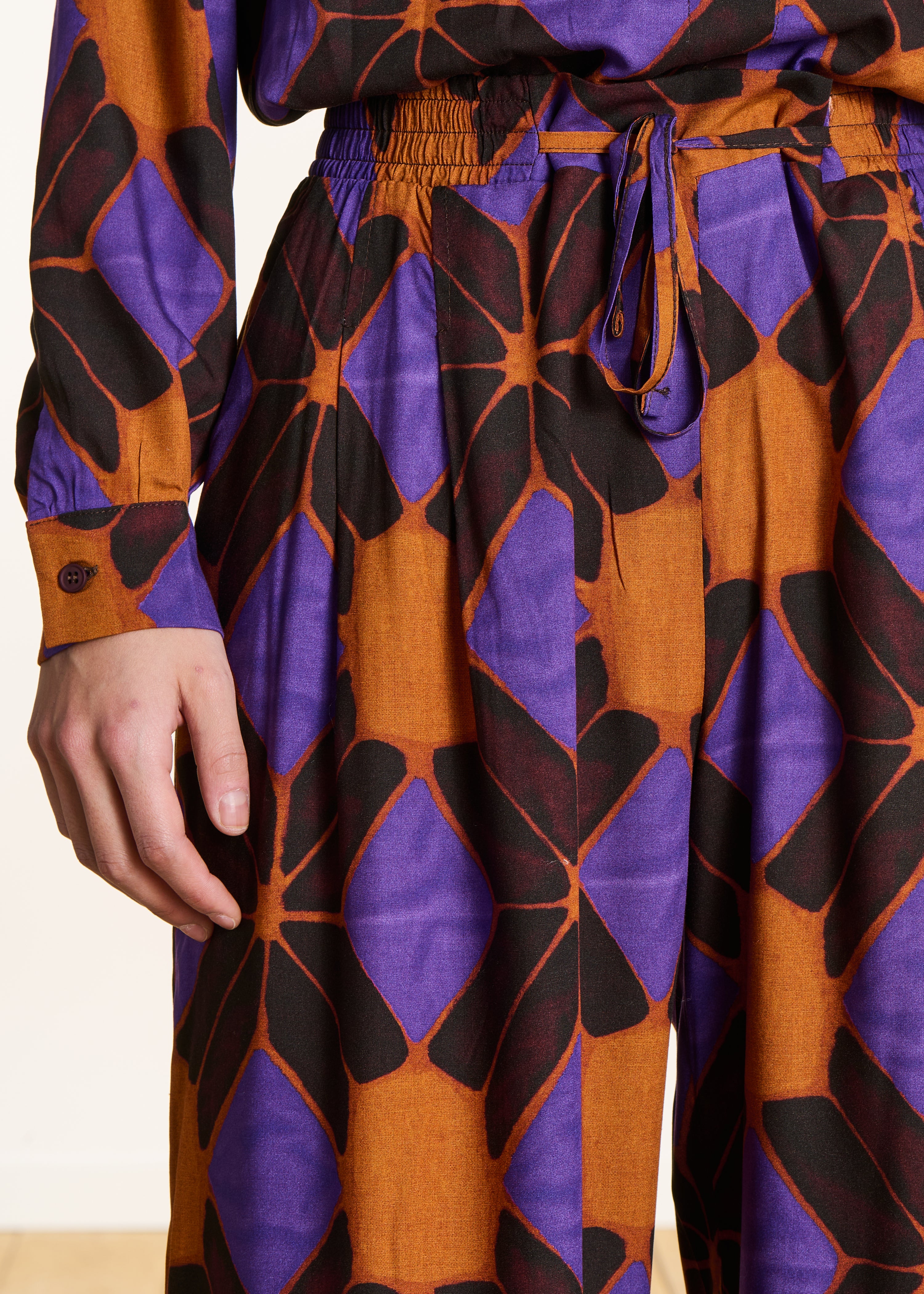 la-f-e-marabout-e-hose-orange-violett-weit-mit-print image 5