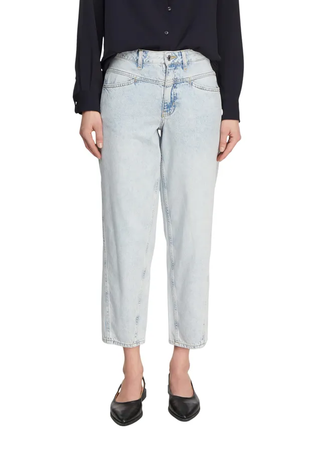 comma-jeans-barrel-leg-mid-rise-gr-42-ankle-waschung image 1