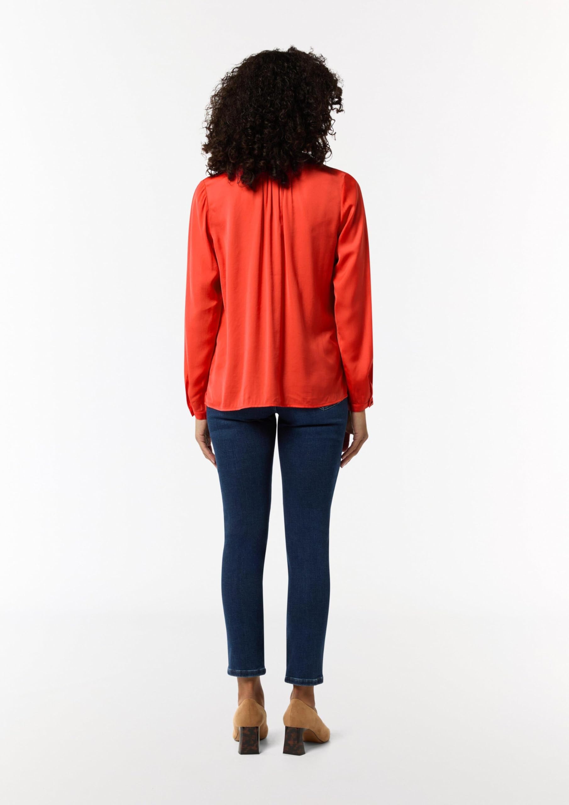 comma-tunikabluse-satin-relaxed-fit-damen image 6