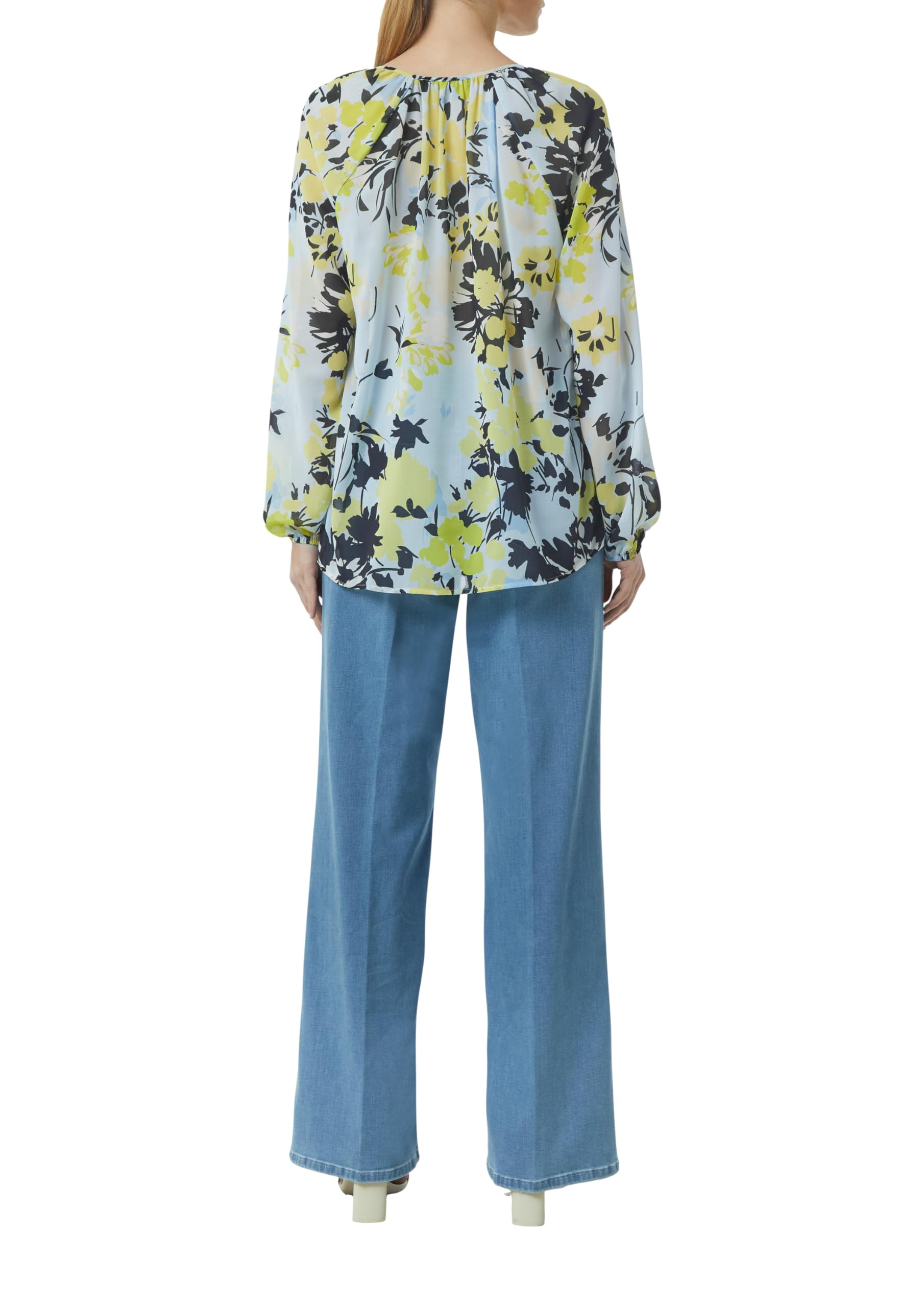 comma-blouses-chiffon-bluse-gr-e-38-mit-schleife image 2