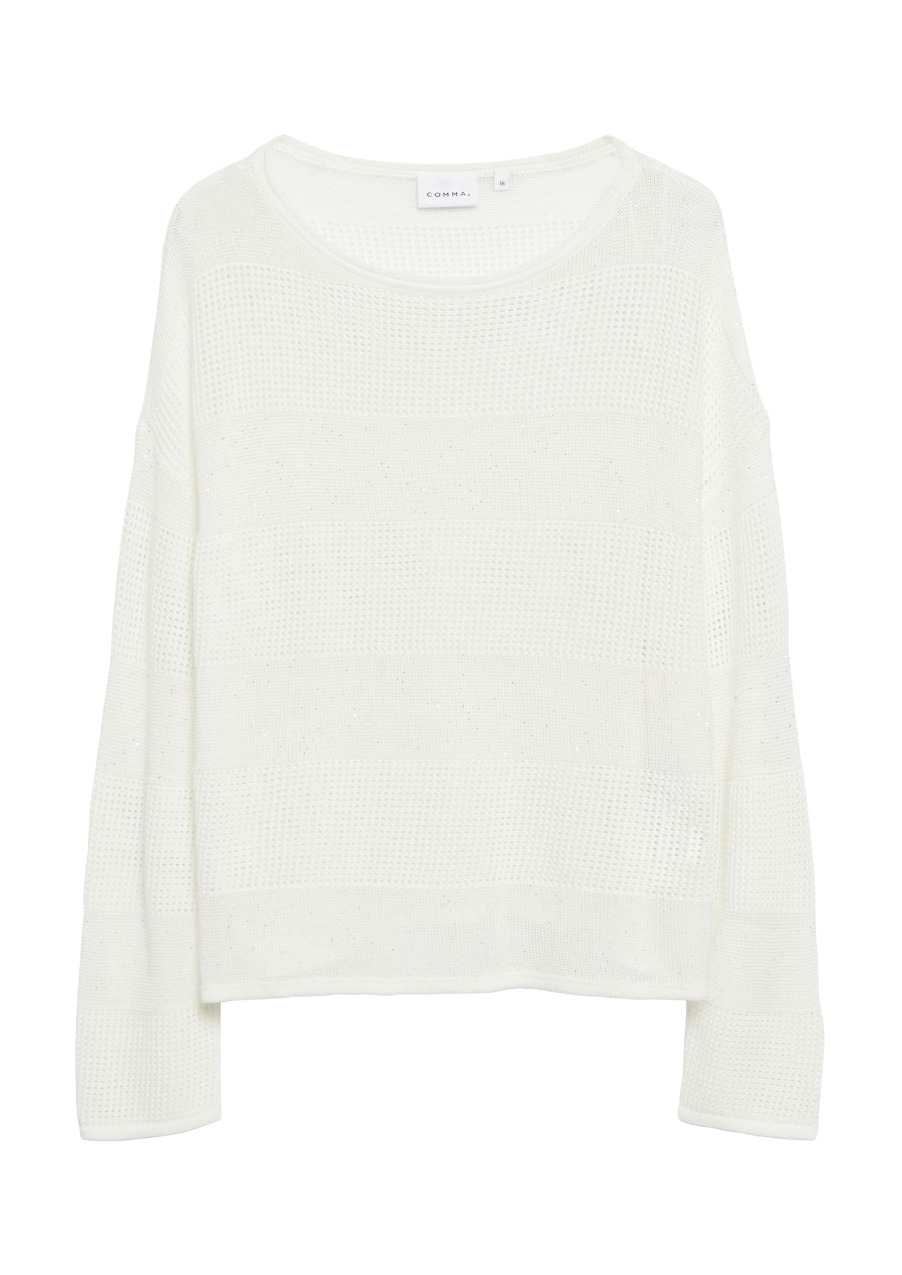 comma-ajourstrick-strickpullover-damen-gr-34-pailletten image 4