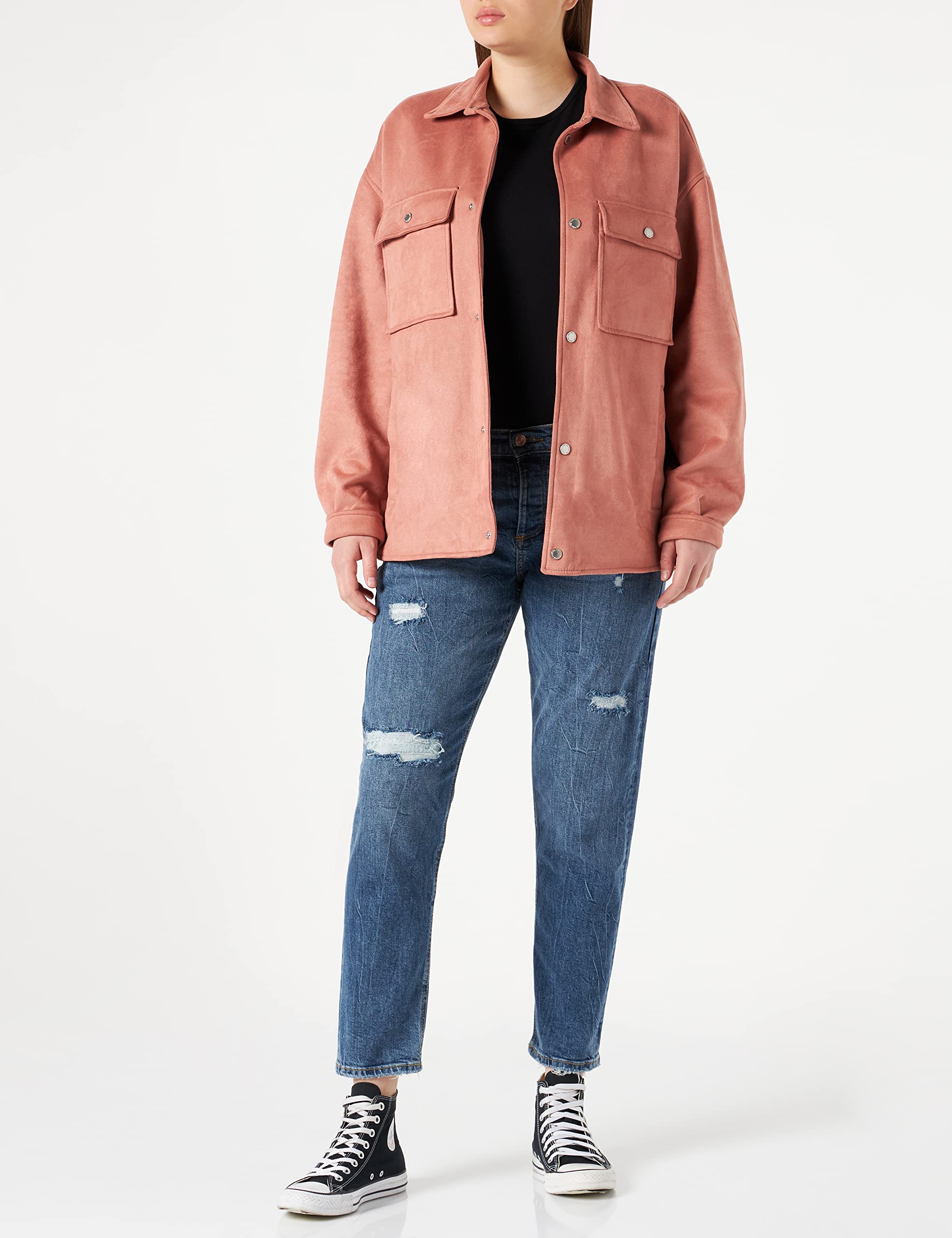 comma-freizeithose-damen-32-lang-royalblau-hoher-bund image 2