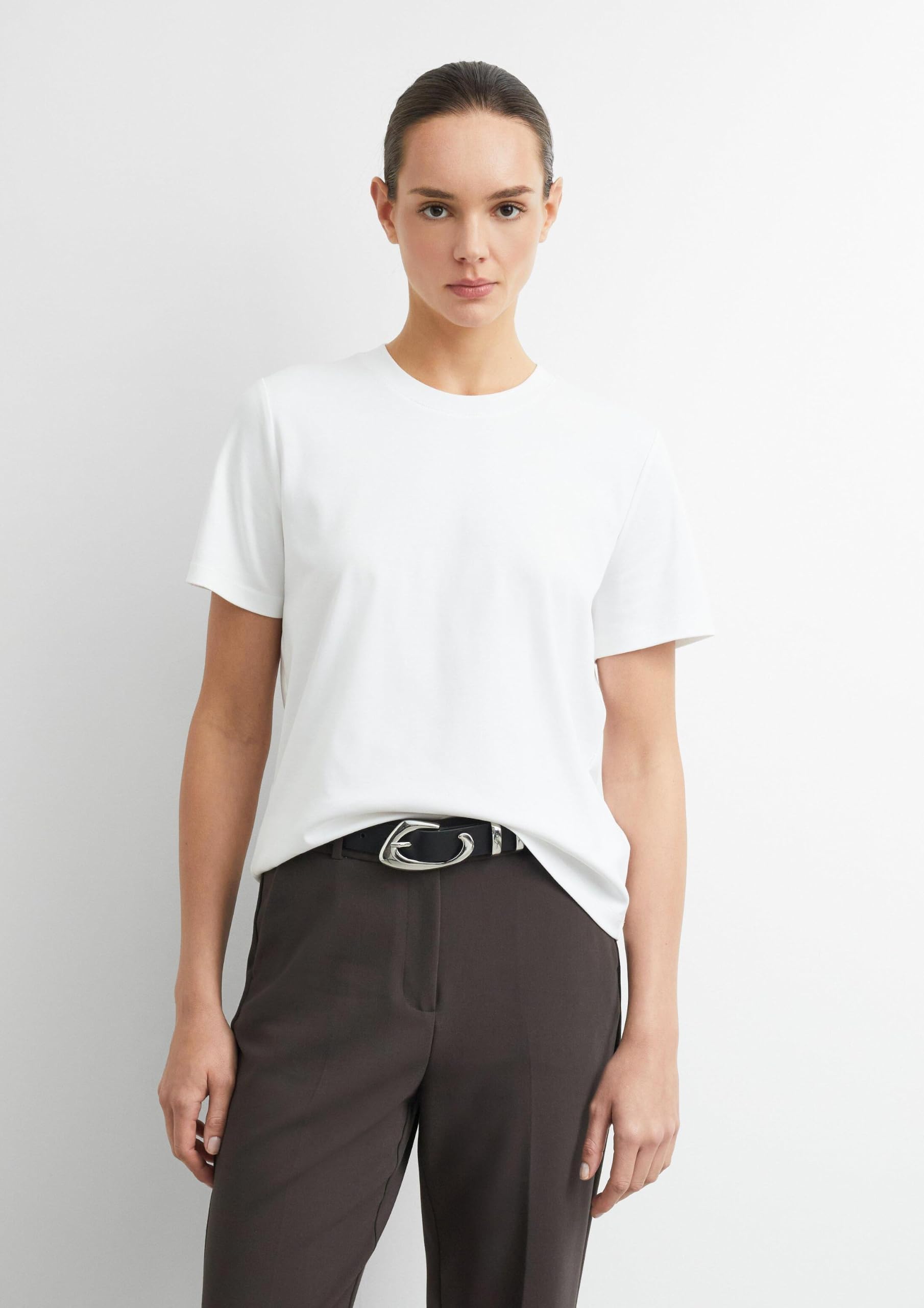 comma-tops-baumwoll-t-shirt-gr-40-kurzarm-basic image 6