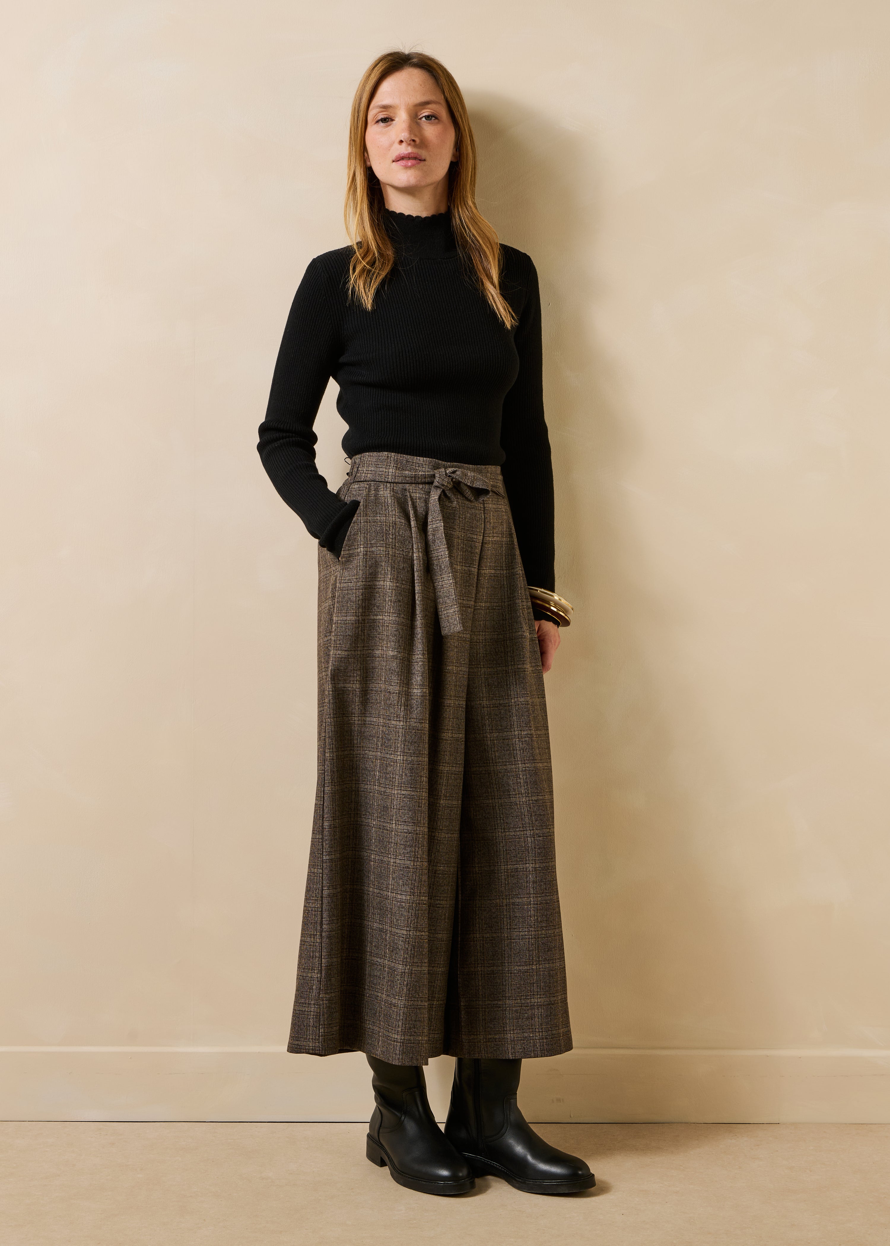 la-f-e-marabout-e-gaspard-pullover-schwarz-wolle-bio image 2