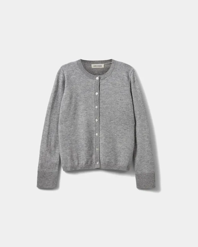 sofie-schnoor-young-cissesy-cardigan-grey-woll-strickjacke image 1