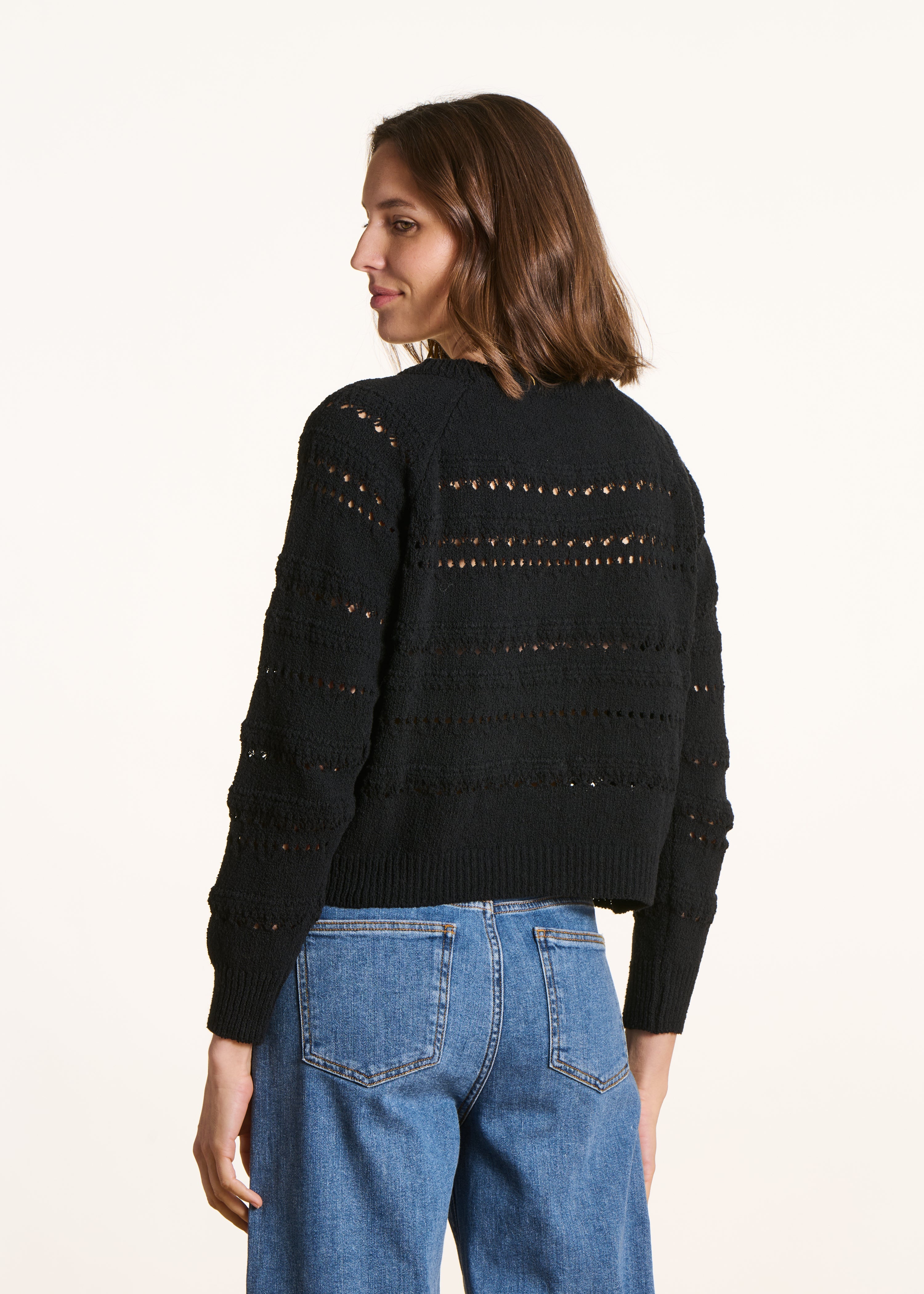 la-f-e-marabout-e-florette-pullover-damen-schwarz-ajour image 3