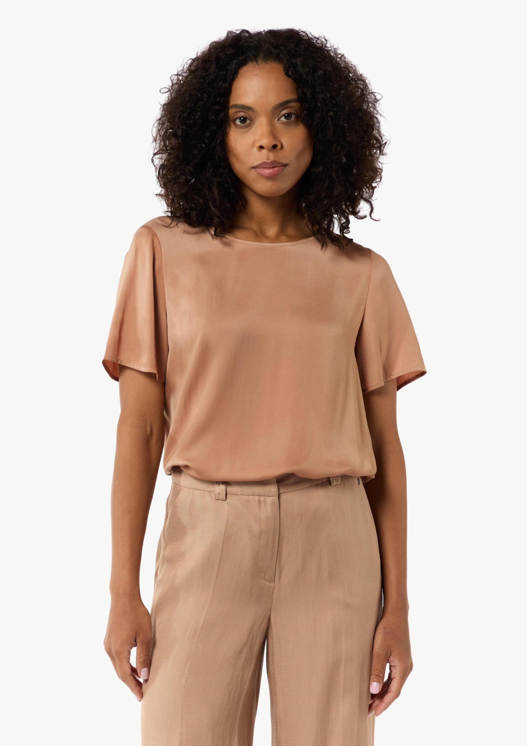 comma-blouses-satinshirt-relaxed-fit-koralle image 5