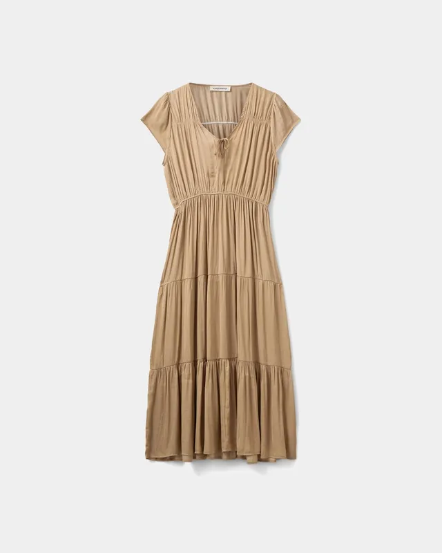 sofie-schnoor-women-s252306-jannesw-maxikleid-braun image 1