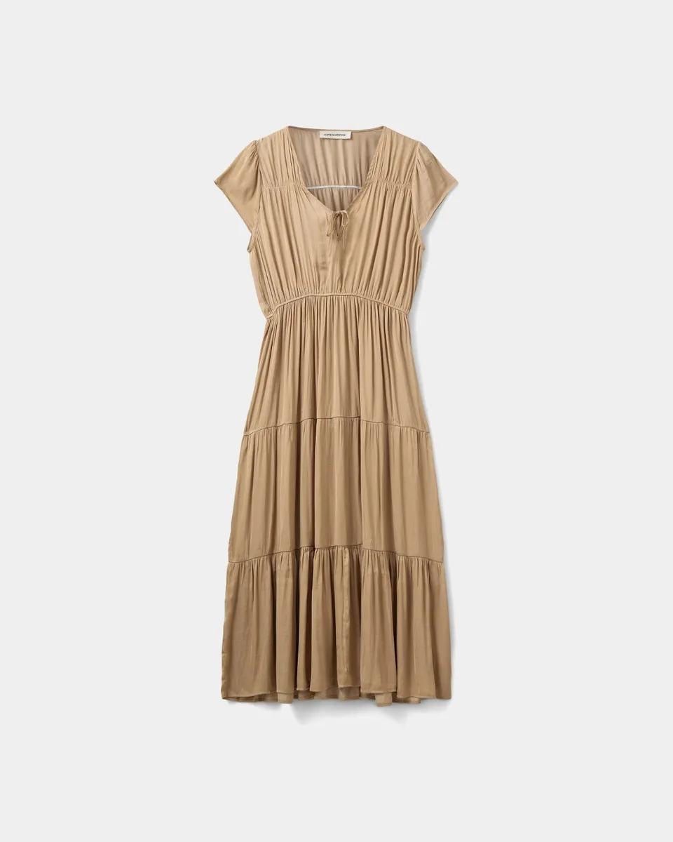 sofie-schnoor-women-s252306-jannesw-maxikleid-braun image 1