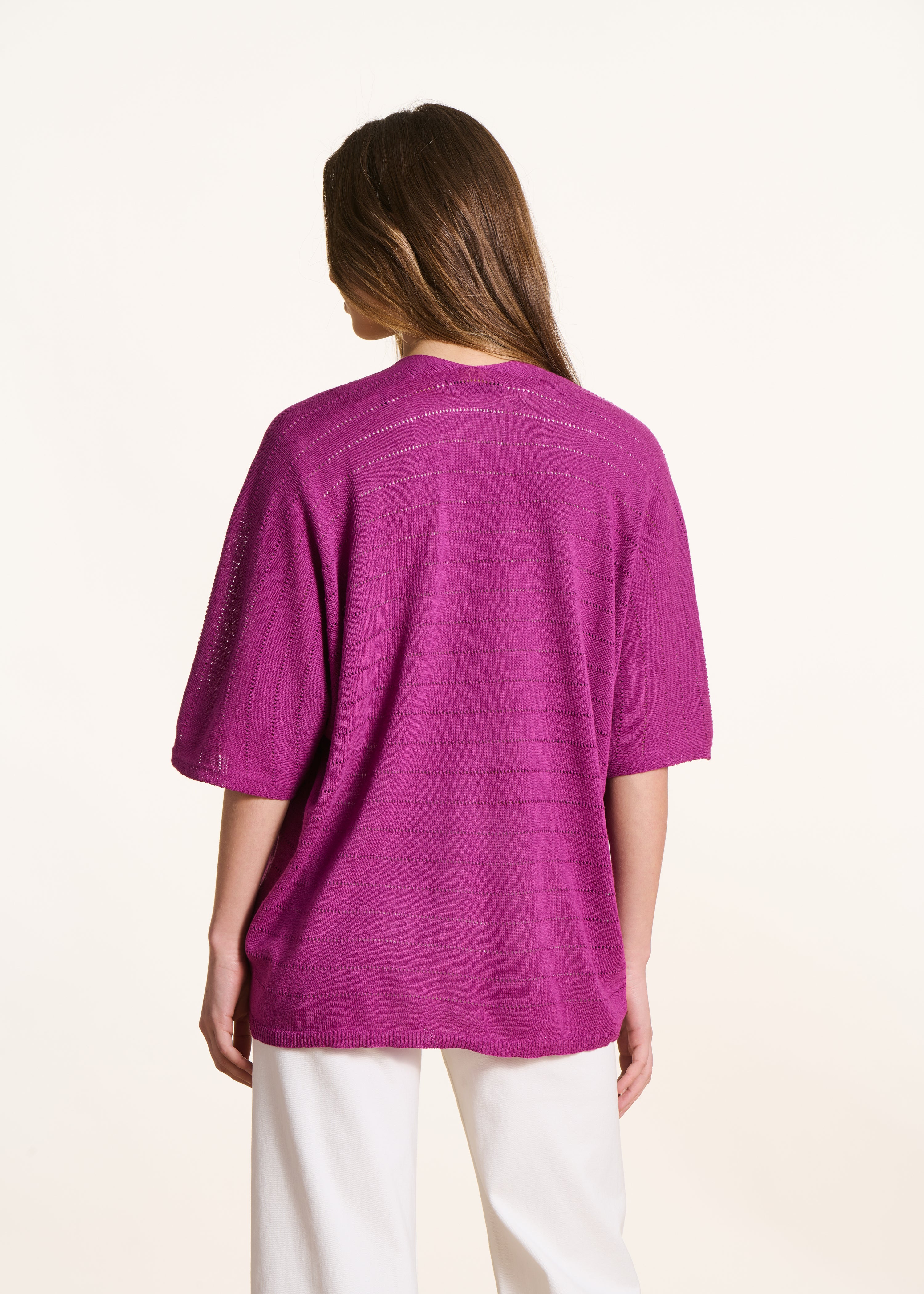 la-f-e-marabout-e-strickweste-violett-gilet-kurzarm image 3