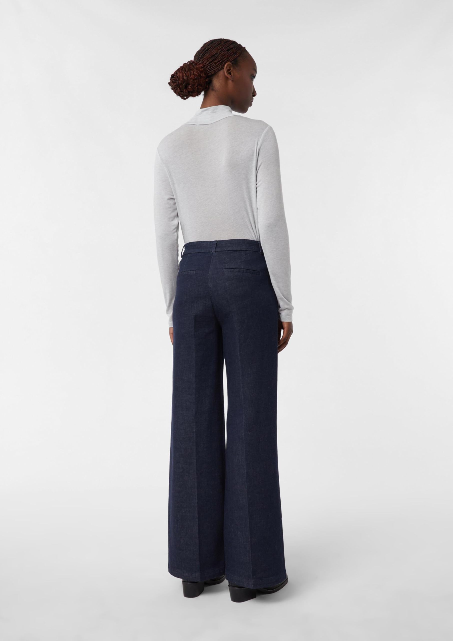 comma-cleane-dark-denim-jeans-weites-bein-gr-44 image 8