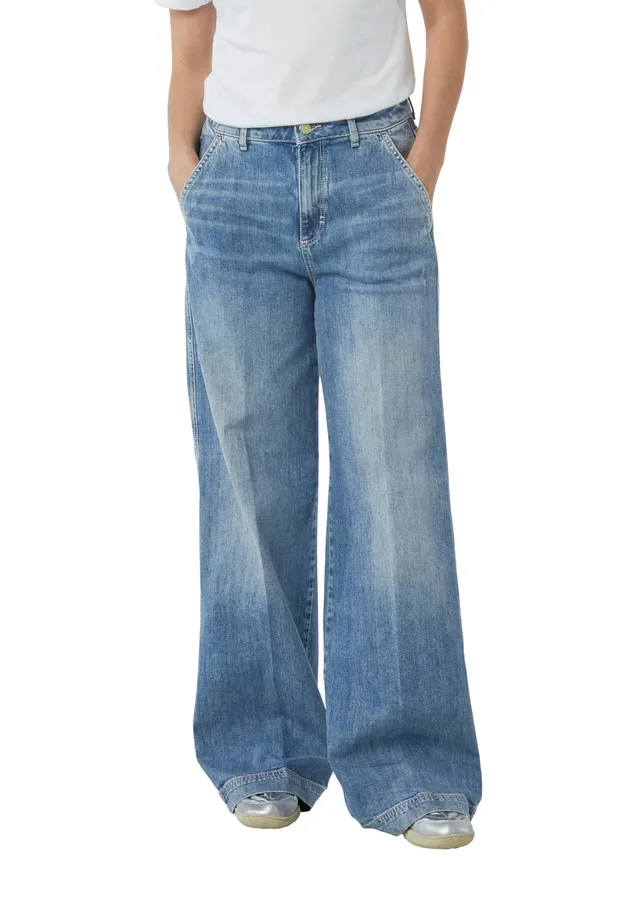 comma-jeans-wide-leg-jeans-gr-e-42-in-blau image 1