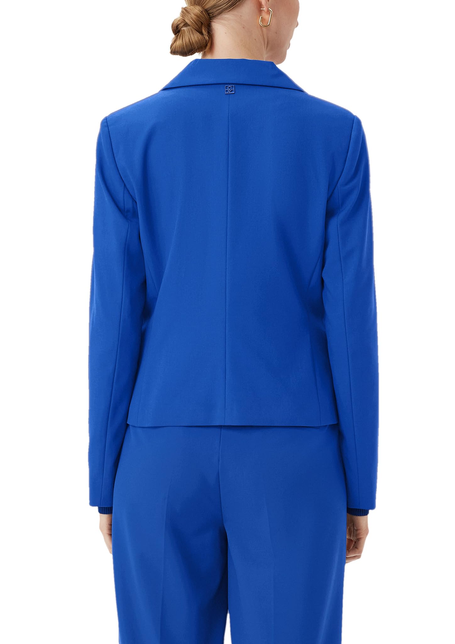 comma-blazer-tailliert-damenblazer-gr-46-ozeanblau image 2