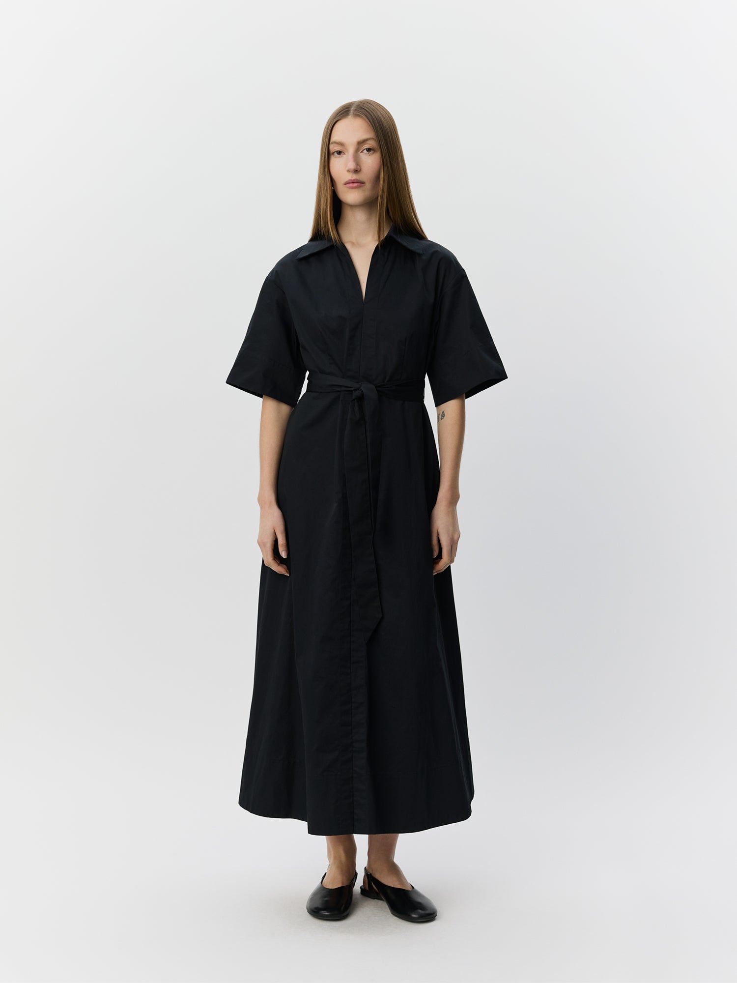 sofie-schnoor-women-minasw-maxikleid-schwarz-baumwolle image 2