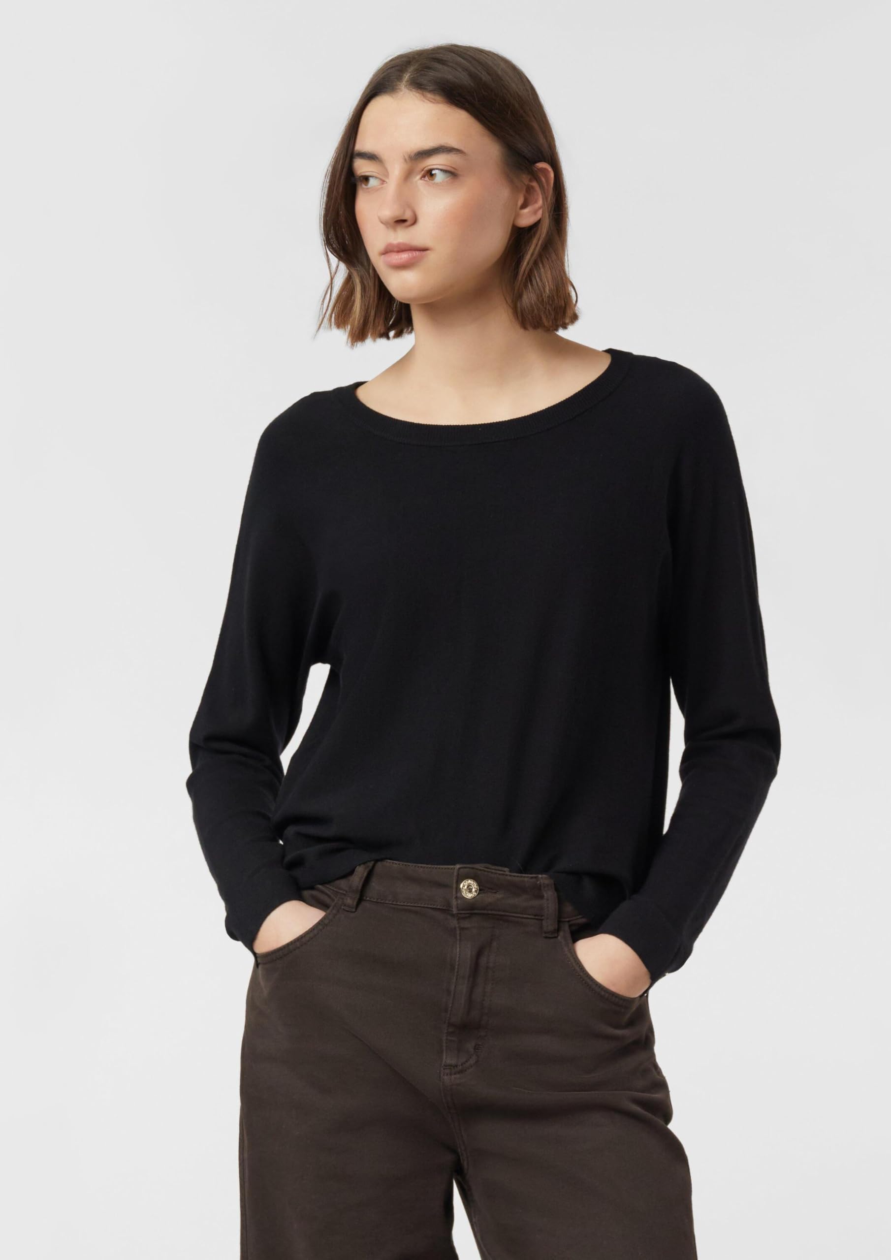 comma-strickpullover-gr-46-schwarz-feinstrick-regular image 6