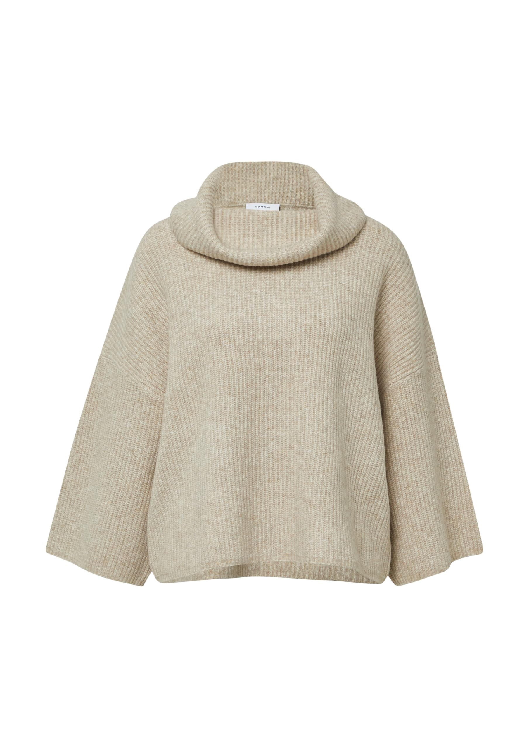 comma-ponchos-poncho-pullover-boxy-fit-sandfarben-xl image 3