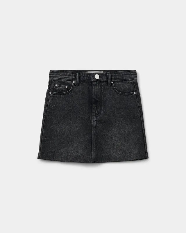 sofie-schnoor-young-indigosy-skirt-minirock-washed-black image 1