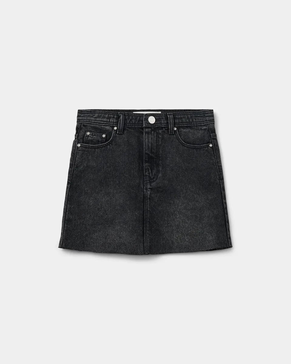 sofie-schnoor-young-indigosy-skirt-minirock-washed-black image 1